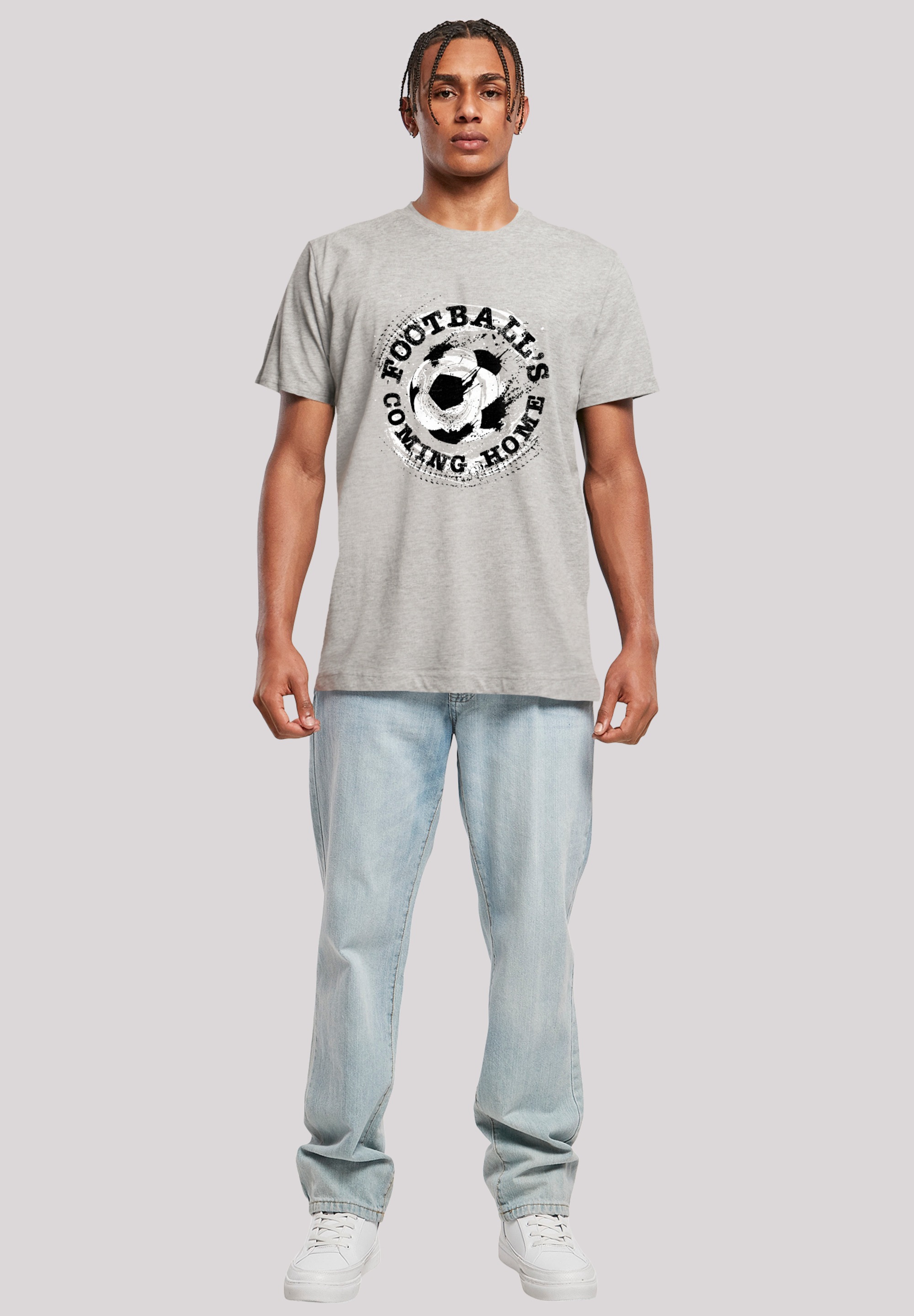 F4NT4STIC T-Shirt »Football's Coming Home Paint Splatter« Premium Qualität