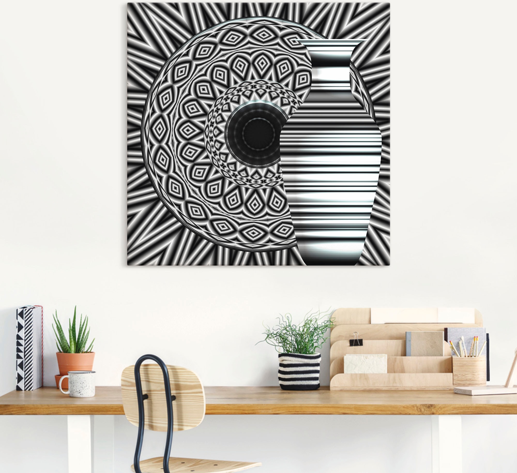 Artland Wandbild »Tajine und Karaffe«, Muster, (1 St.), als Alubild, Outdoorbild, Leinwandbild in verschied. Größen