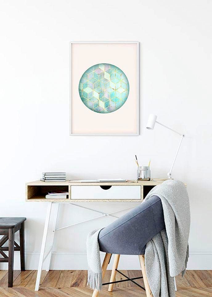 Verde«, BAUR Formen-Kunst, Komar St.), Wohnzimmer Kinderzimmer, »Mosaik Schlafzimmer, Poster Circle (1 |