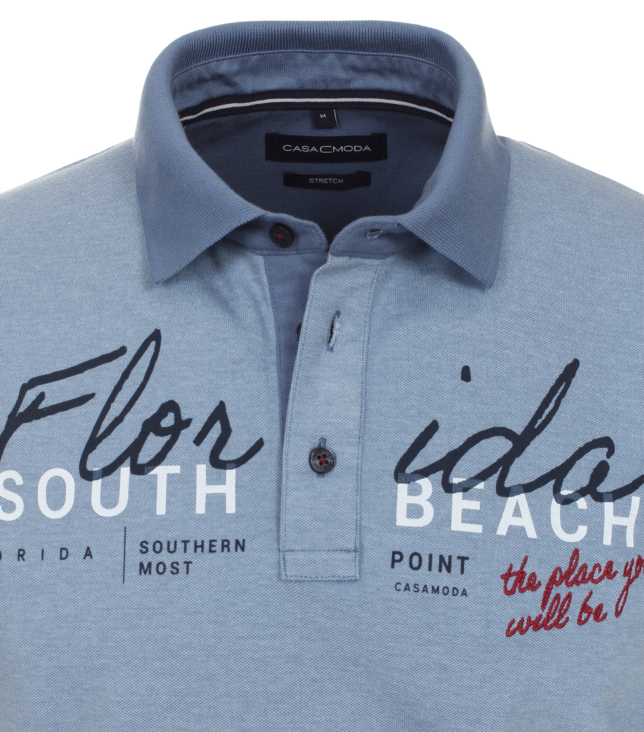 CASAMODA Poloshirt »CASAMODA Polo-Shirt uni«
