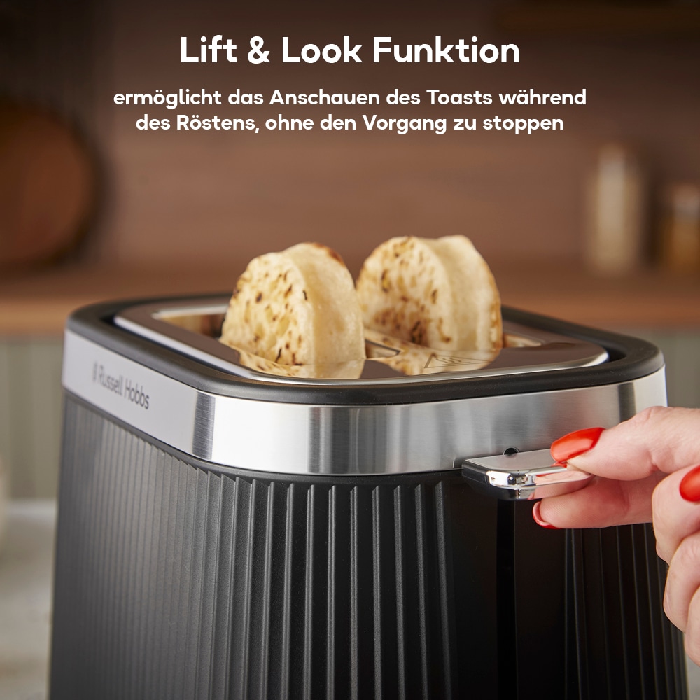 RUSSELL HOBBS Toaster »26760-56« 980 W 2extra breite Toastschlitze, 6 Bräunungsstufen