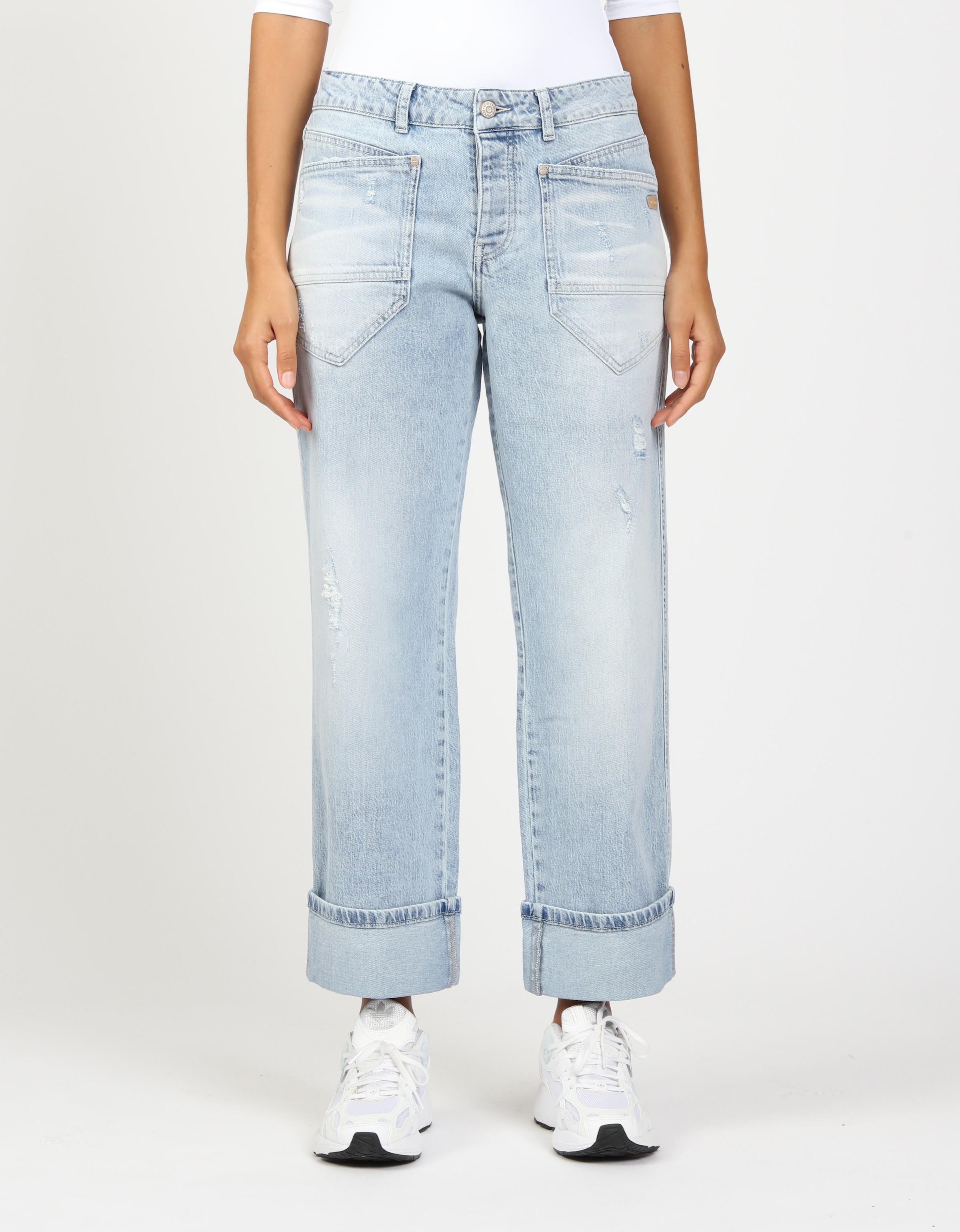 GANG Loose-fit-Jeans "94ROBERTA", mit übergroßen aufgesetzten Taschen günstig online kaufen