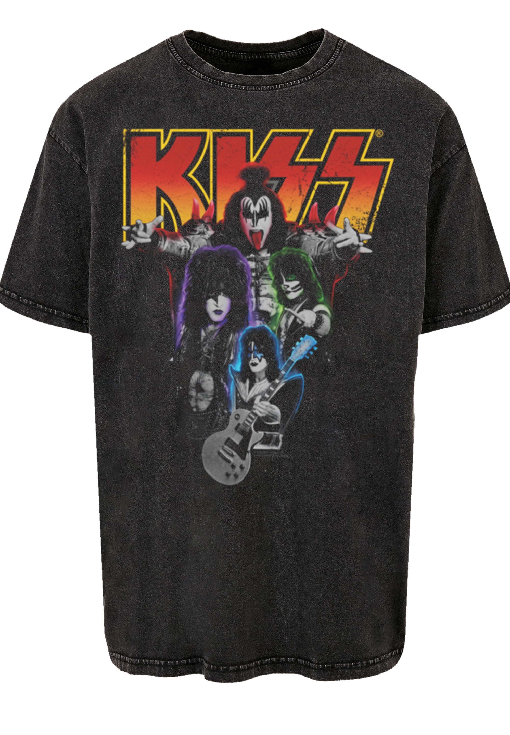 F4NT4STIC T-Shirt »Kiss Neon Band«, Premium Qualität