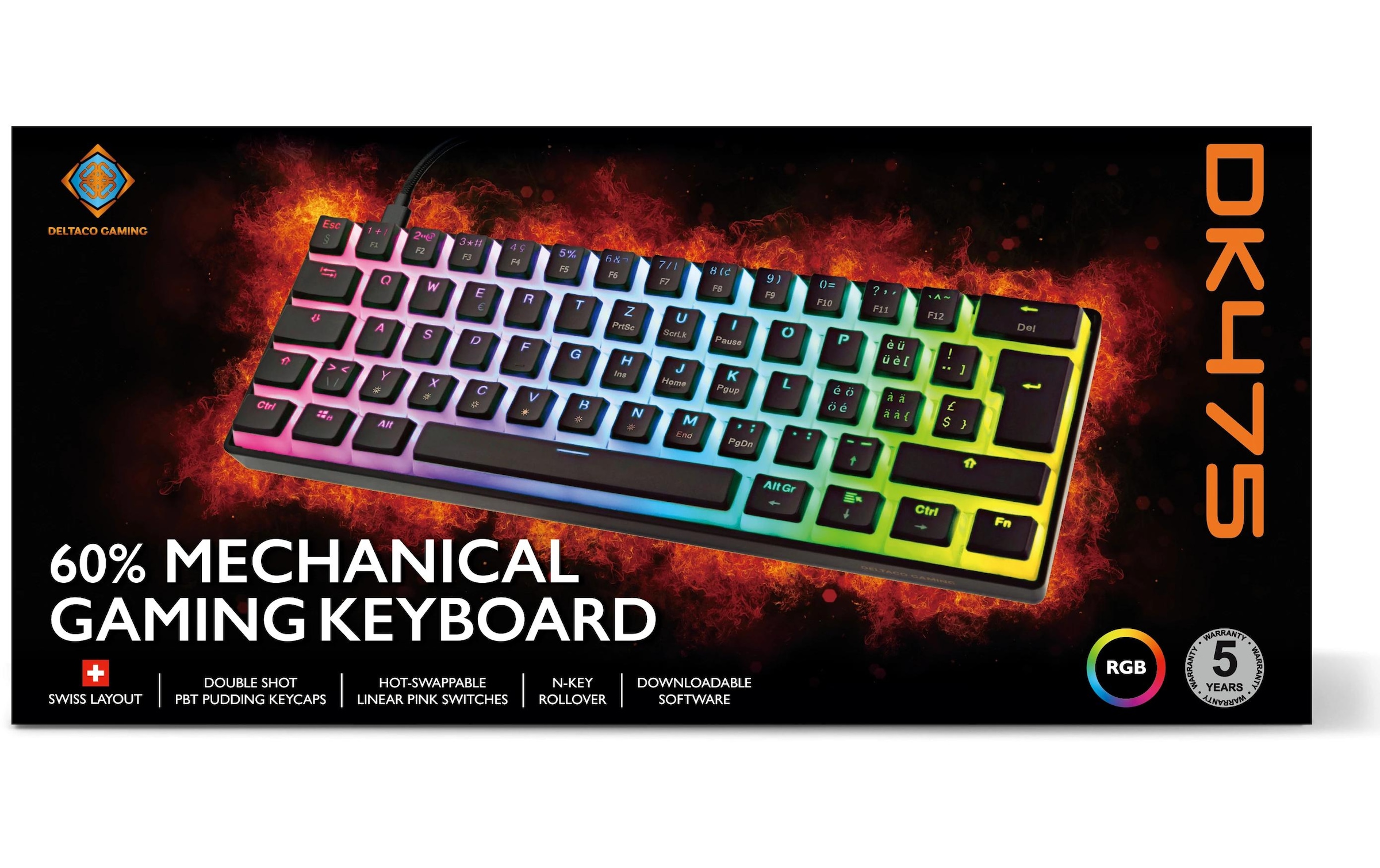 DELTACO Gaming-Tastatur »GAM-075V2-CH« ()
