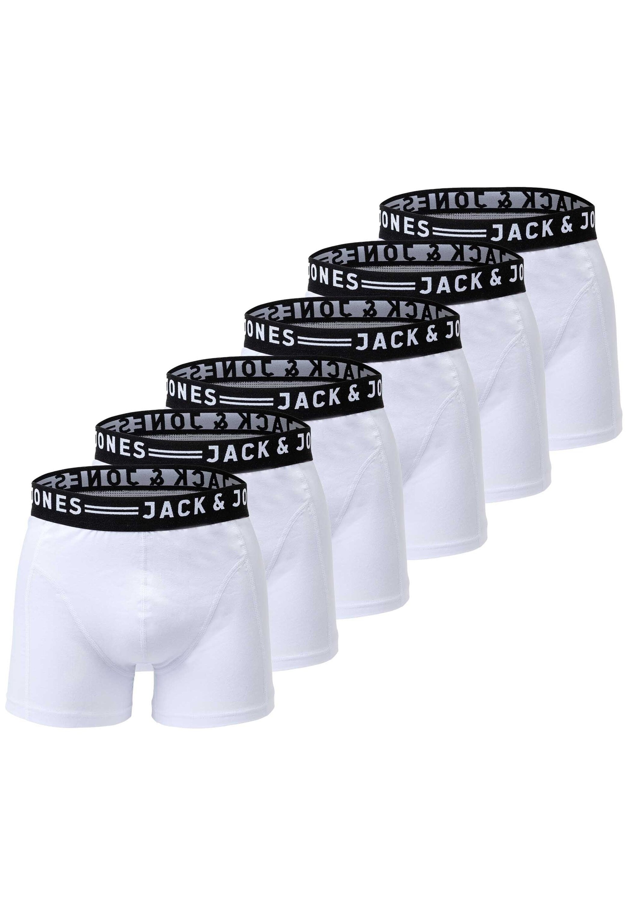 Jack & Jones Boxershorts "Boxershort SENSE TRUNKS 3 PACK 6er Pack"