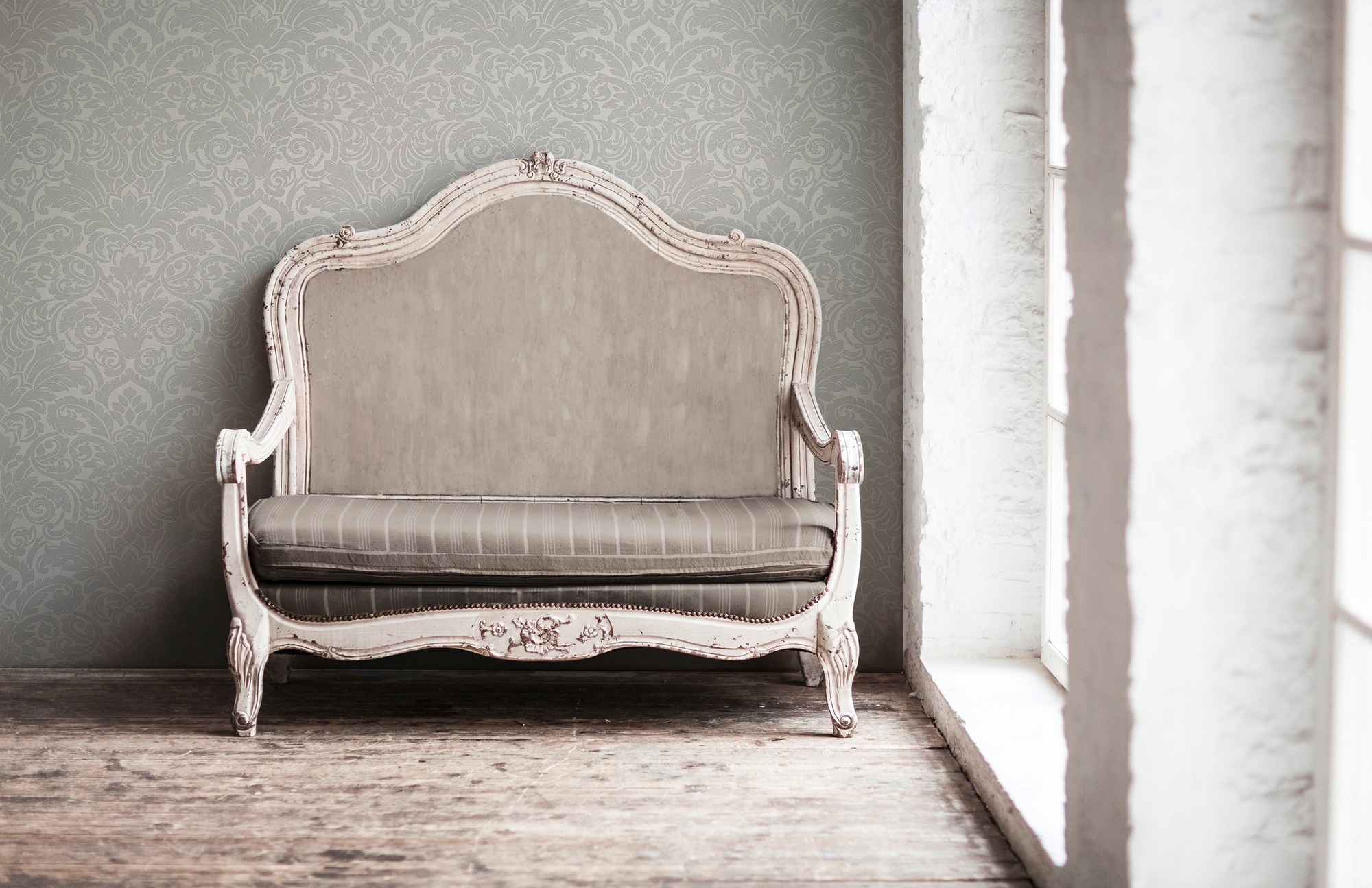 Architects Paper Vliestapete »Luxury wallpaper«, Barock-ornamental-gemustert, Ornament Tapete Barock Tapeten Wohnzimmer Schlafzimmer Küche modern