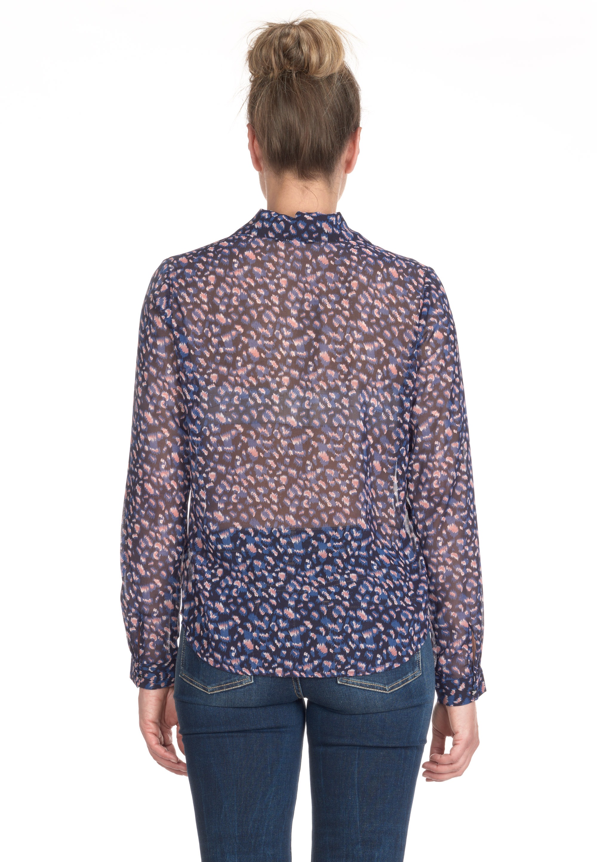 Le Temps Des Cerises Klassische Bluse »LUZ«, mit tollem Animal-Print
