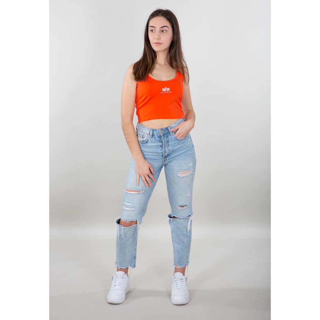 Alpha Industries Muscleshirt »ALPHA INDUSTRIES Women - Tank Tops Basic Crop-Top SL Wmn«