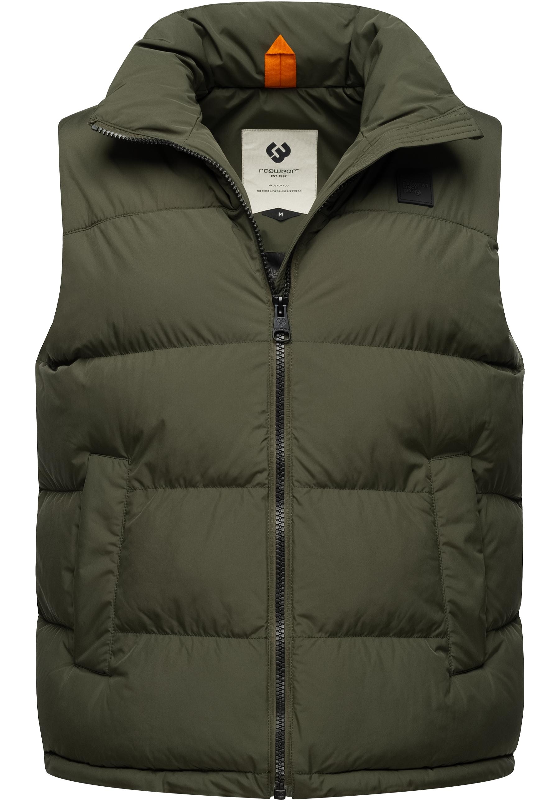 Ragwear Steppweste »Savan«, Wasserdichte gesteppte Herren Outdoorweste