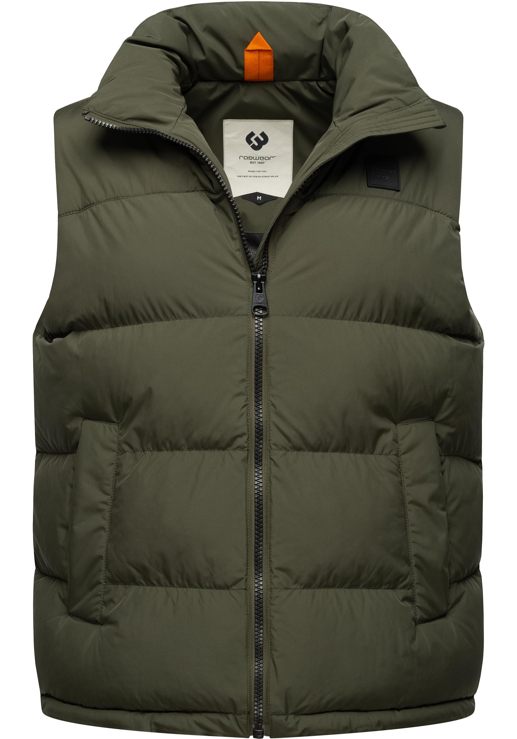Ragwear Savan Men's Quilted Vest Green Size S 3