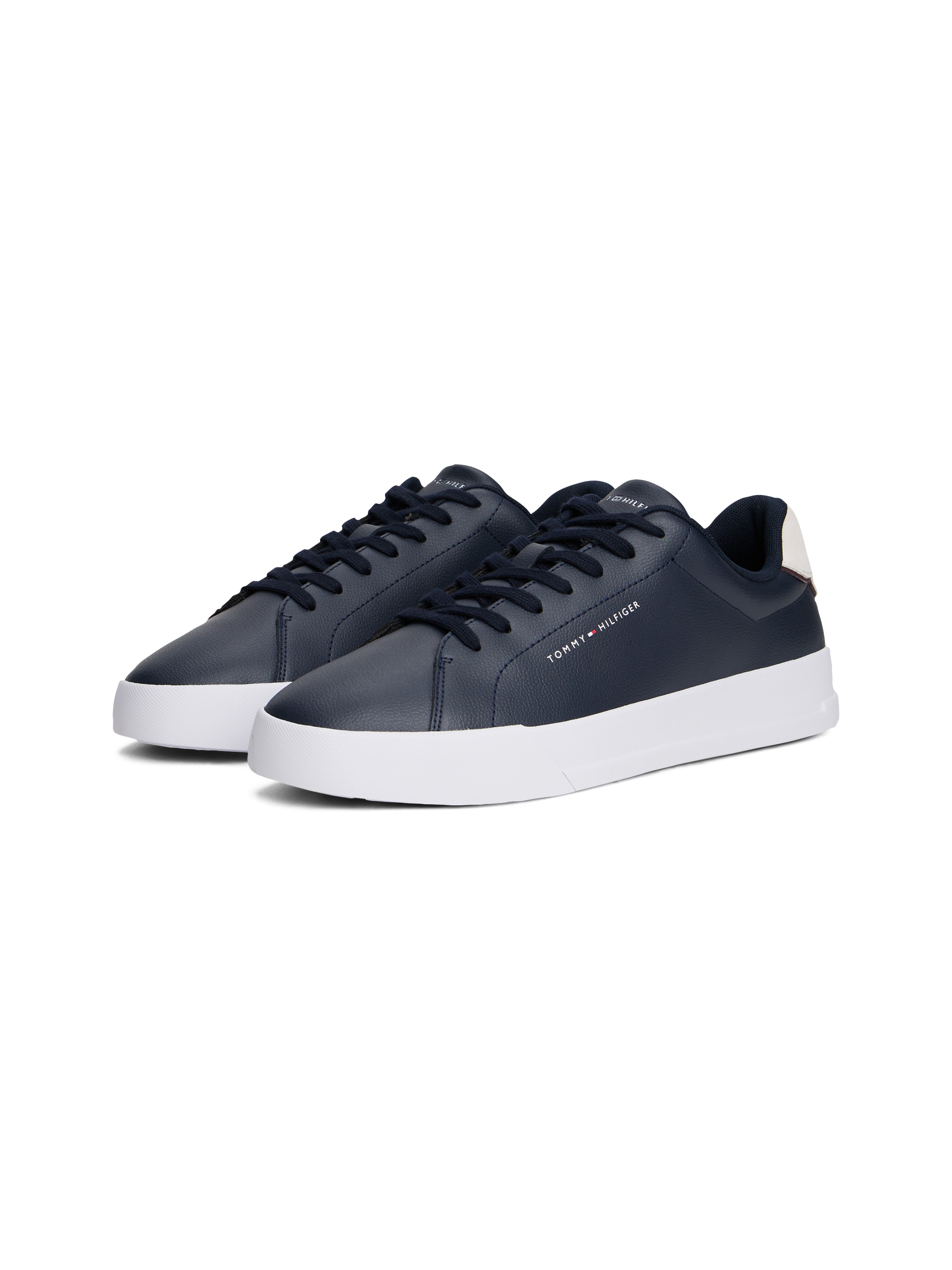 Tommy Hilfiger Sneaker "TH COURT LTH DETAIL ESS", Freizeitschuh, Halbschuh, günstig online kaufen