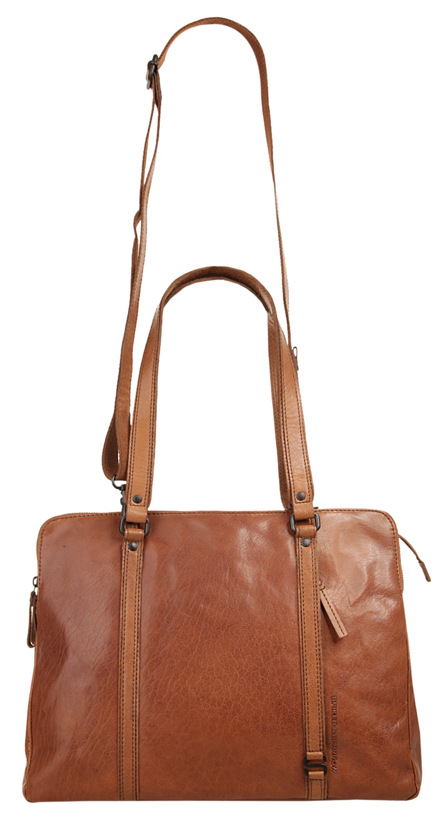 Spikes & Sparrow Shopper »LAPTOP SHOULDERBAG«, echt Leder