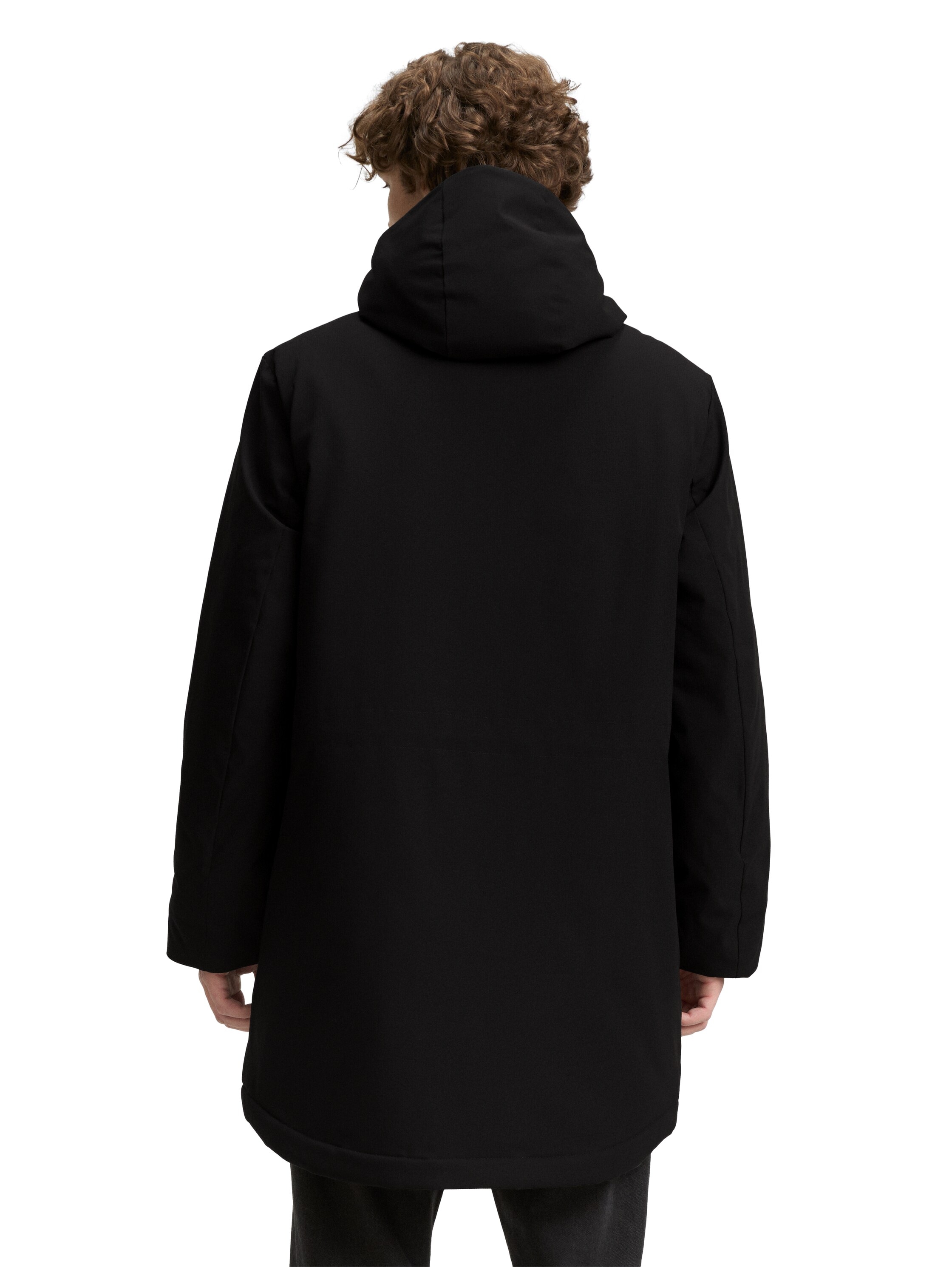 TOM TAILOR Denim Parka, mit Kapuze, mit wasserabweisender Funktion