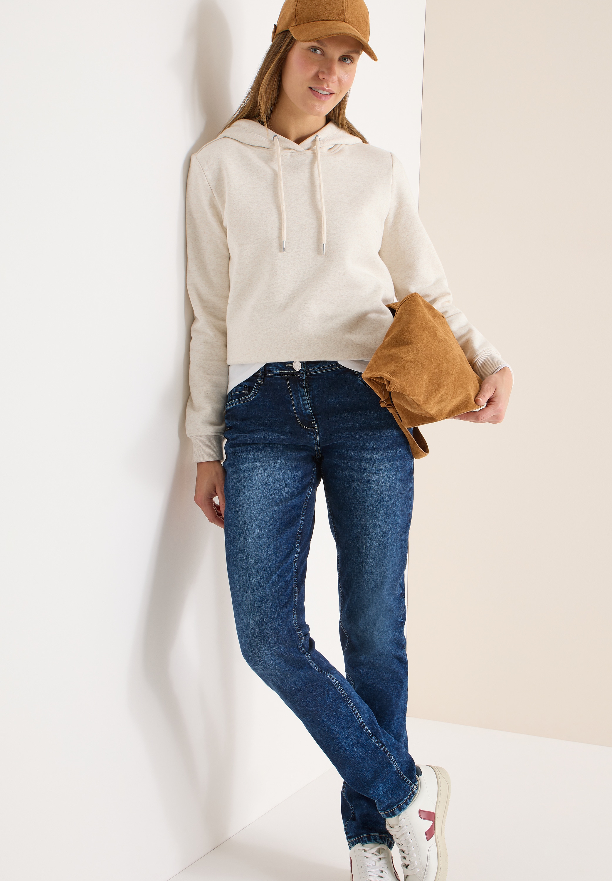 Cecil Comfort-fit-Jeans Middle Waist