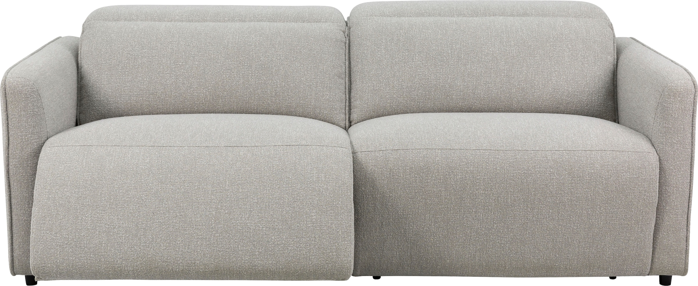INOSIGN 2-Sitzer »KYLLY, XXL (208 cm) elektrische Relax- und Liegefunktion in 2 Sitzen«, Mega-Sofa, Kopfteilverstellung, USB A/ C, Federkern, Feinstruktur