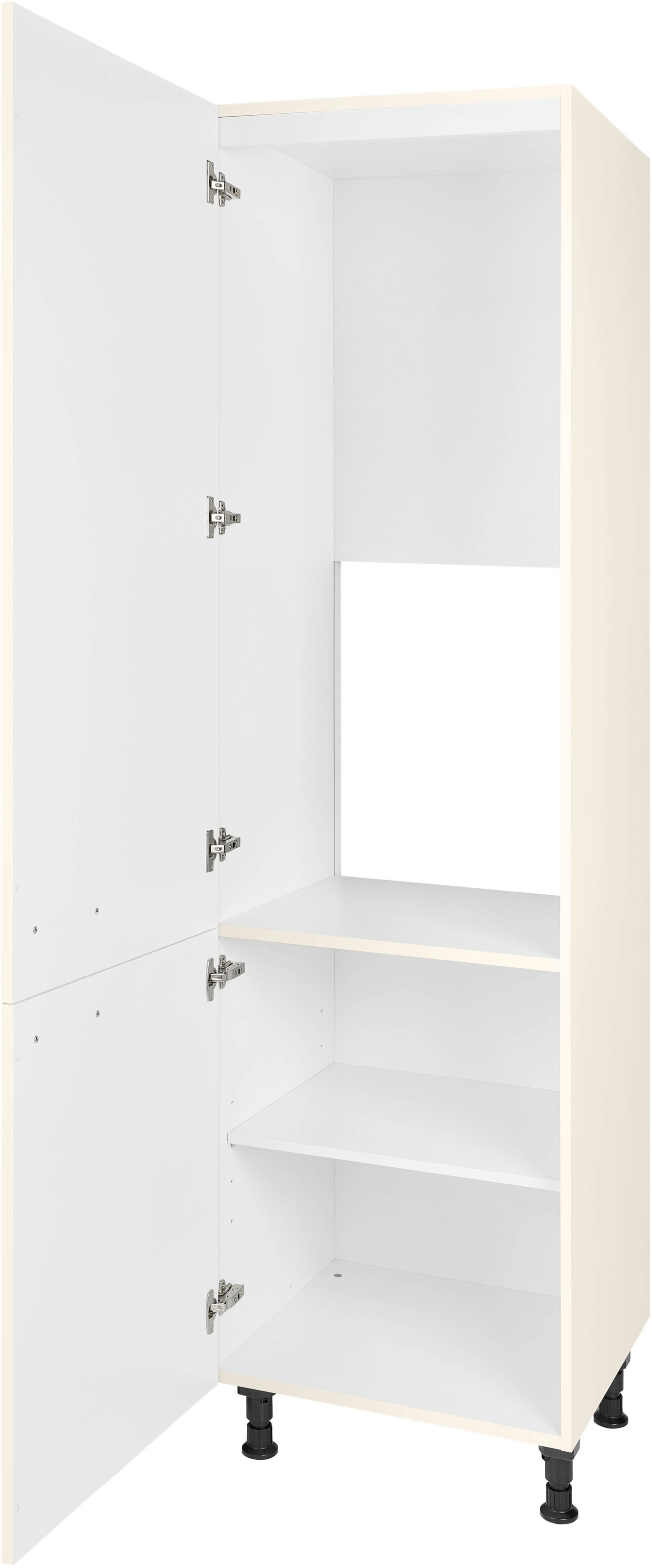 nobilia® Kühlumbauschrank »"Touch", mit zwei Türen und zusätzlichem Einlegeboden,«, vormontiert, Ausrichtung wählbar, Breite/Höhe: 60/216,6 cm