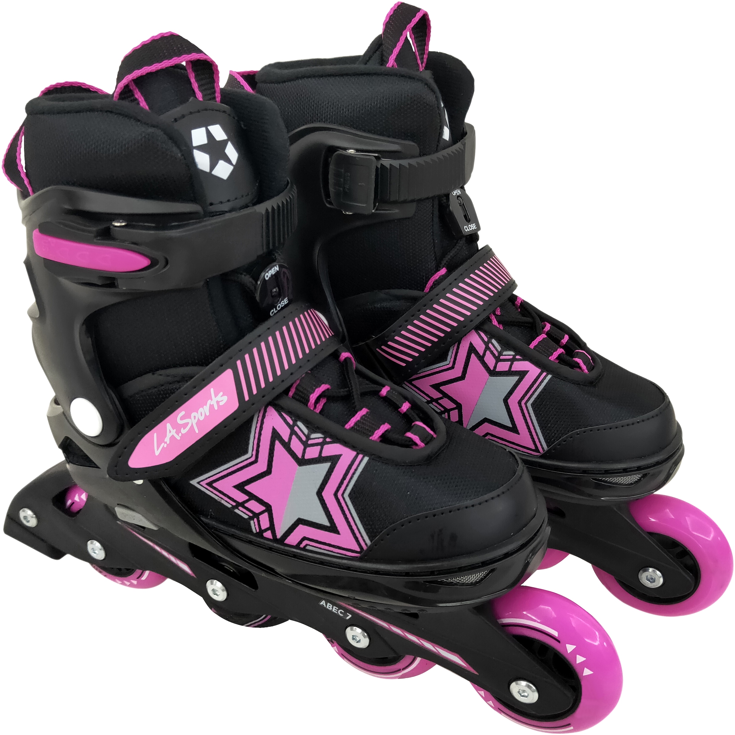 Inlineskates »Inliner Skate Softboot Kinder Jugendliche Größenverstellung«