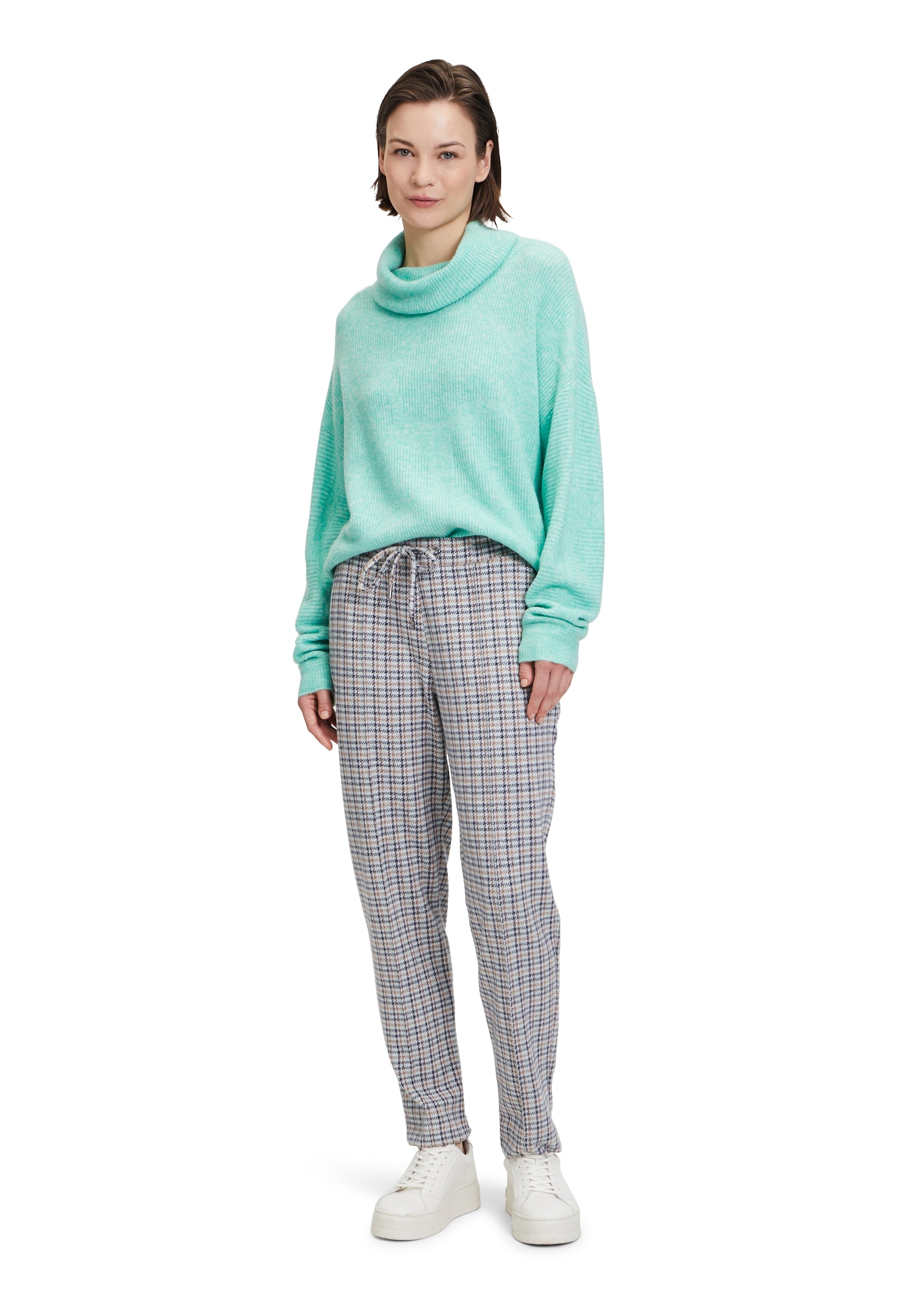 Betty&Co Strickpullover »Betty & Co Damen Strickpullover mit überschnittenen Ärmeln«, (1 tlg.), Rippbündchen