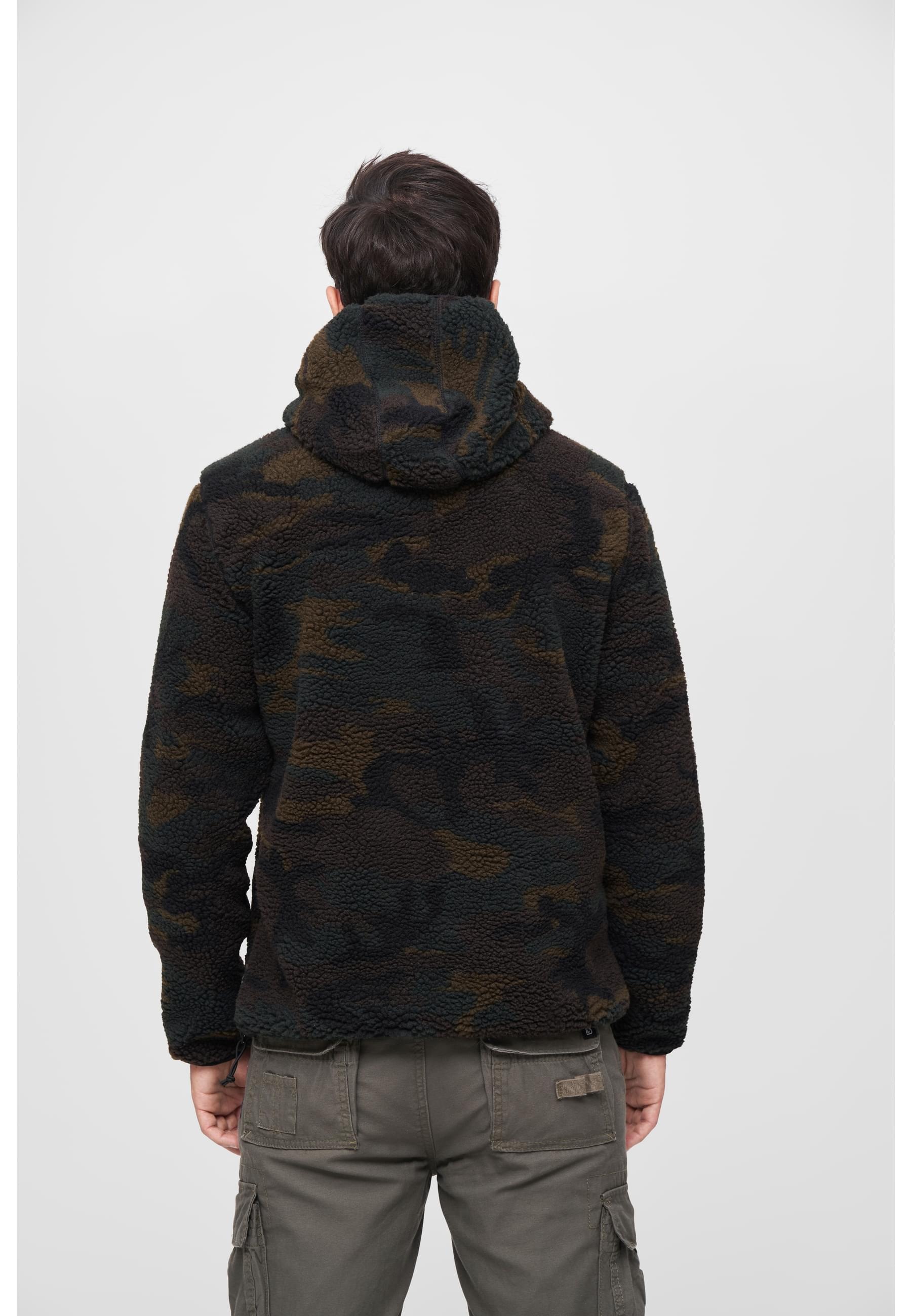 Brandit Anorak »Brandit Herren Teddyfleece Worker Pullover«, (1 St.), mit Kapuze