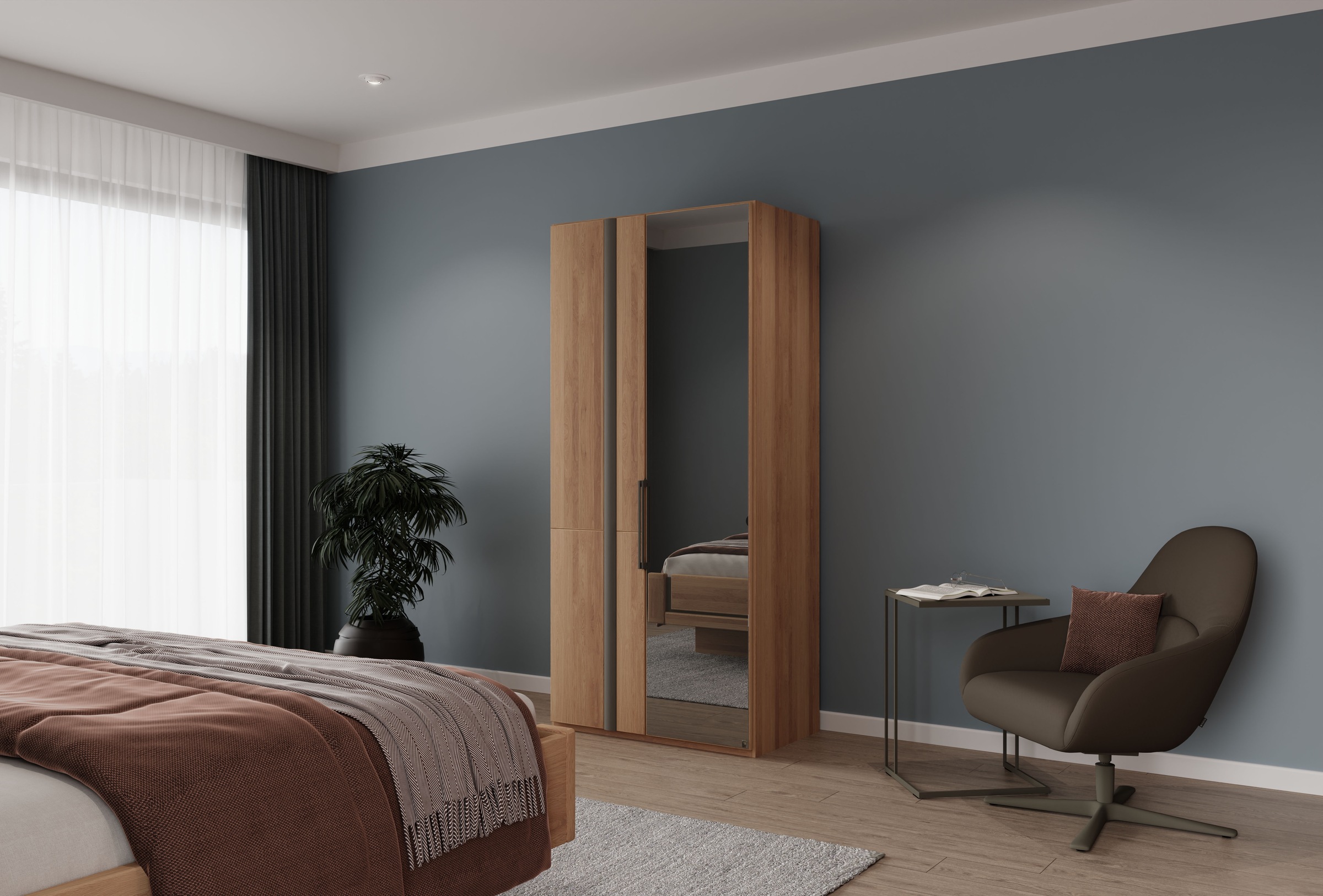 Musterring Kleiderschrank "Sorrent, Kleiderschrank, Schrank, teilmassiv Eic günstig online kaufen