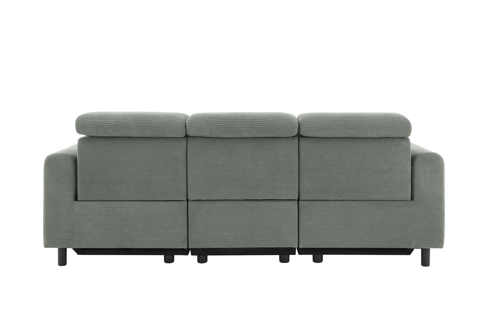 Home affaire 3-Sitzer »SKAANE in Cord, Sofa mit manueller u. elektrischer Relaxfunktion«, Relax-Funktion in 2 Sitzen, Kopfteilverstellung, Federkernpolsterung