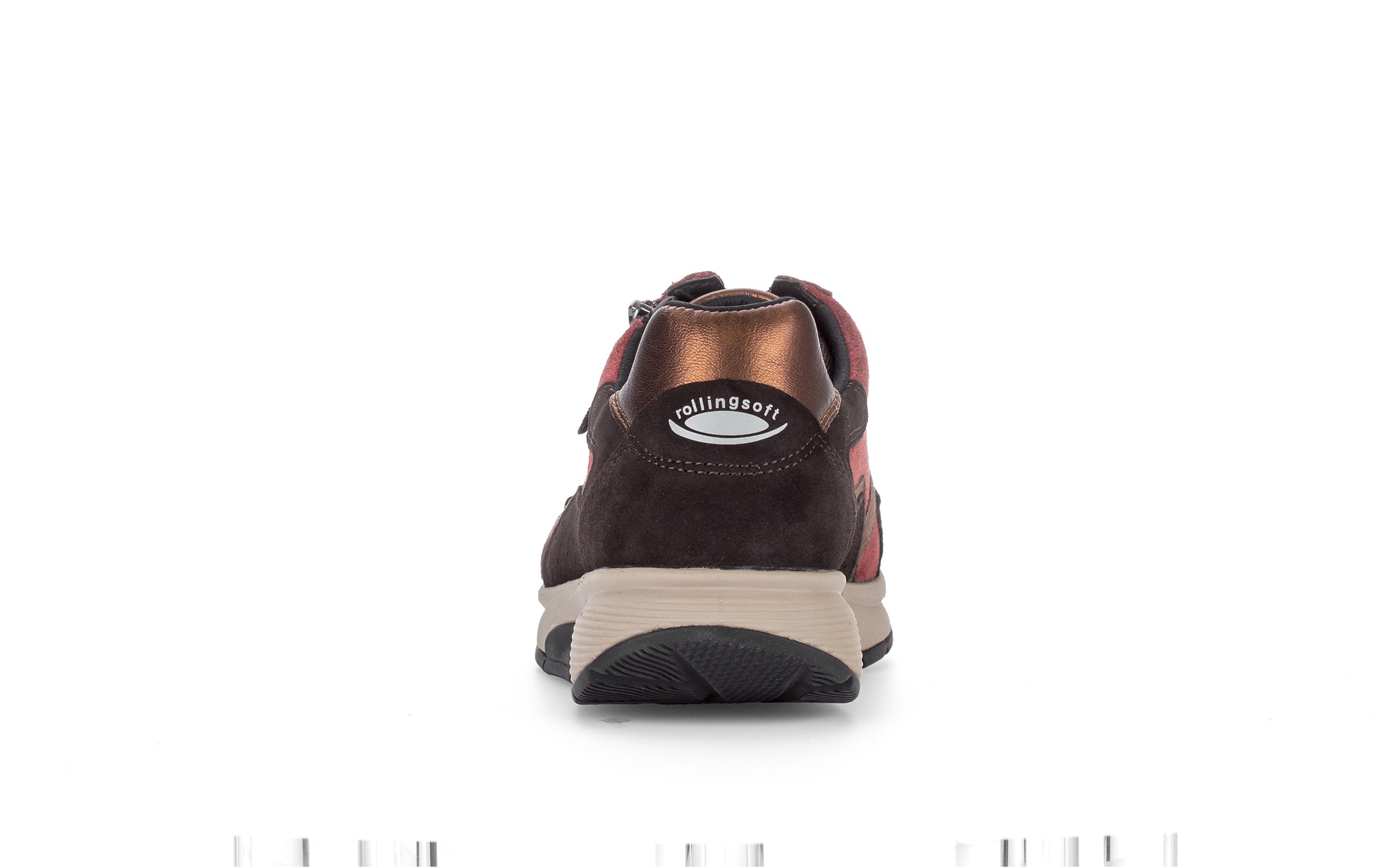 rollingsoft Keilsneaker  Halbschuh, Schnürer mit Kontrastbesätzen