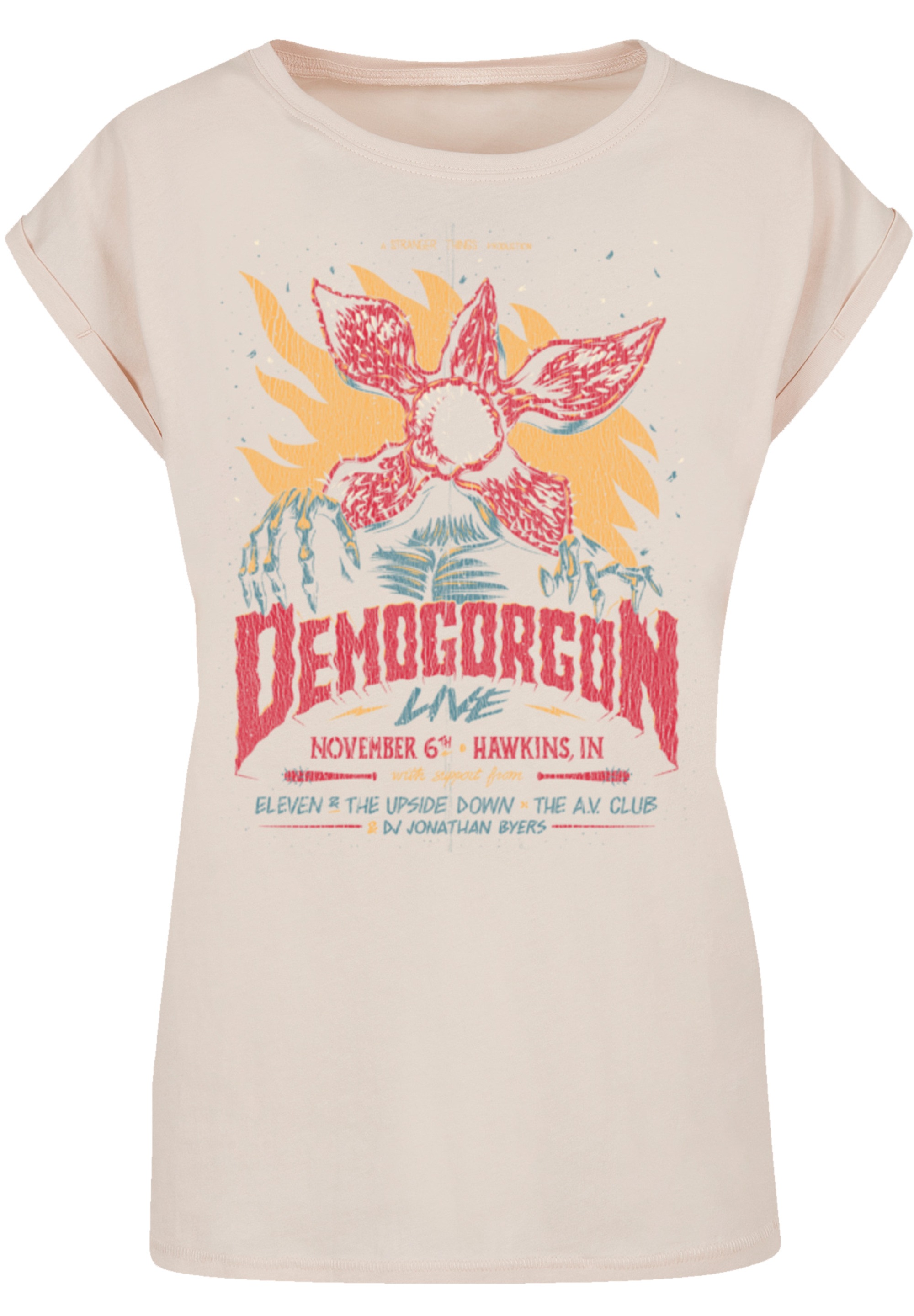 F4NT4STIC T-Shirt »Stranger Things Demogorgon Poster« Premium Qualität