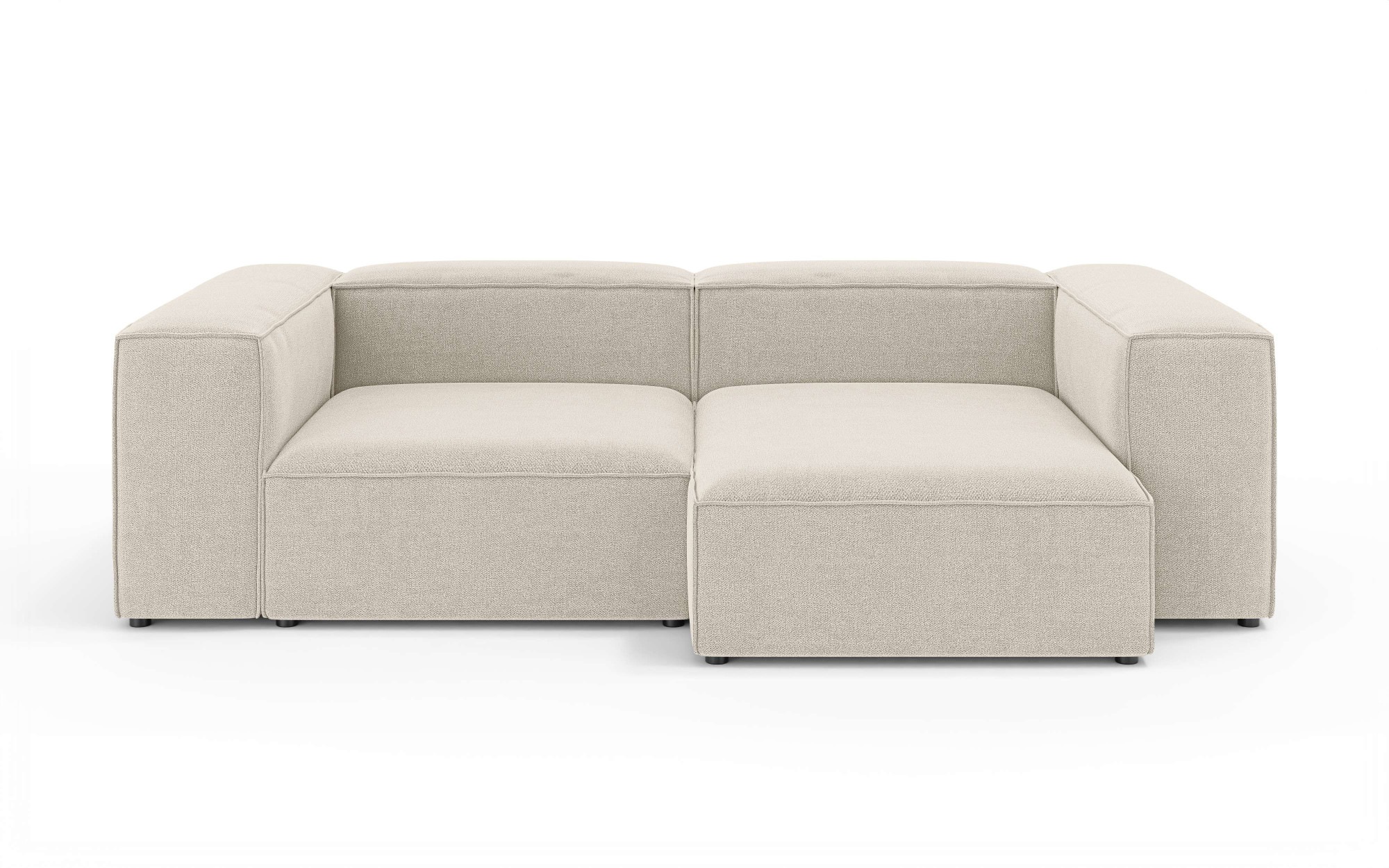 INOSIGN Ecksofa »XL HAILY L-Form, Modularsofa extra tief, Maße B/T/H: 260/160/72 cm«, als Modul oder separat verwendbar, für individuelle Zusammenstellung