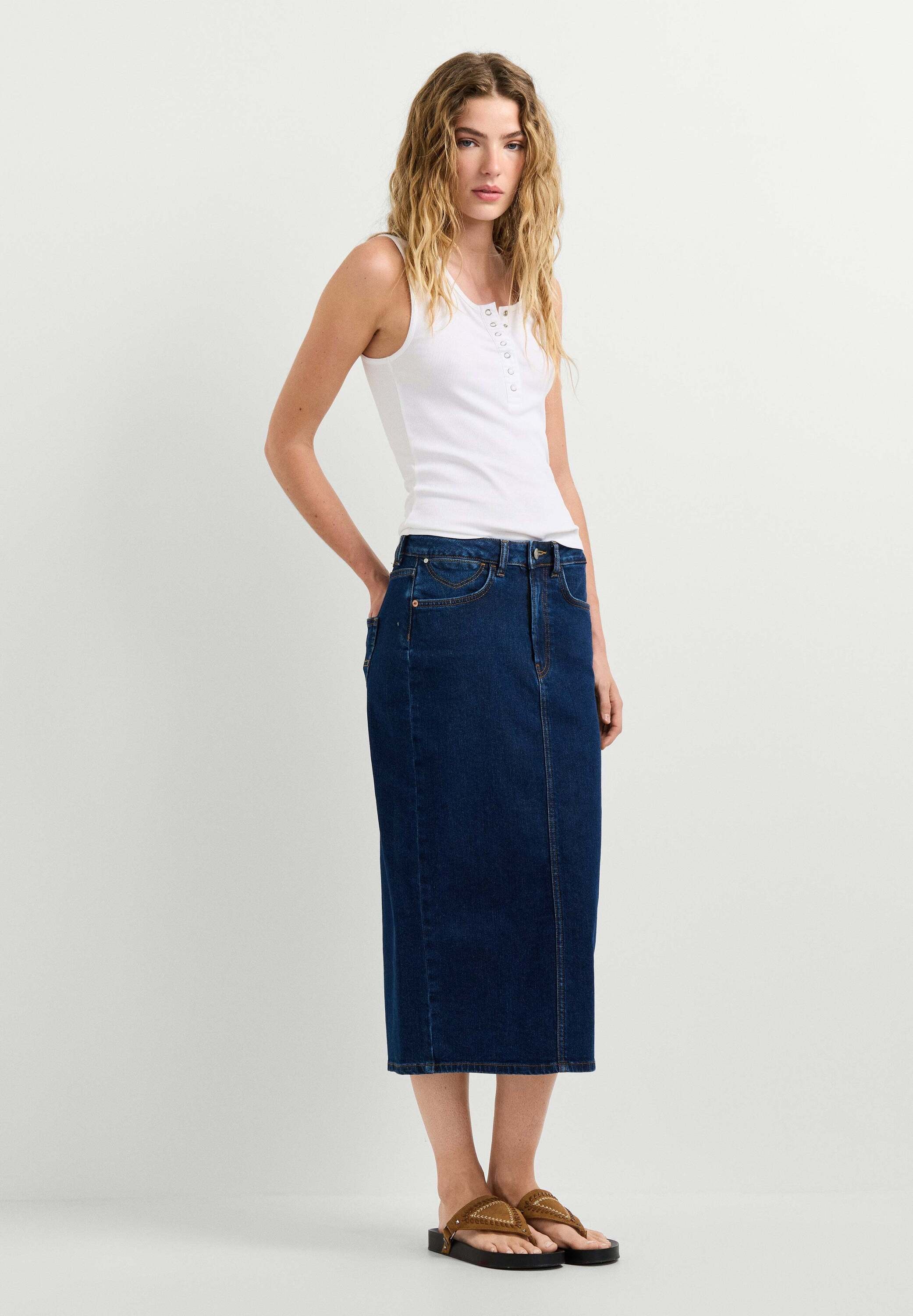 Pepe Jeans A-Linien-Rock »skirt WILLA MIDI SKIRT«