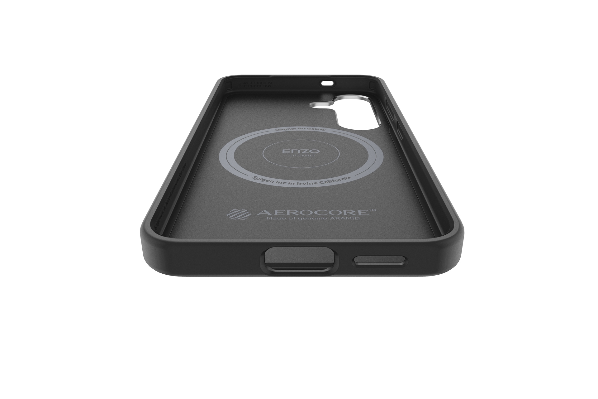 Samsung Handyhülle »Designed for Samsung Spigen Enzo Aramid Case with Magnet für S25+«, Samsung Galaxy S25+, Backcover, Schutzhülle, Handyschutzhülle, Case, Schutzcase, stoßfest