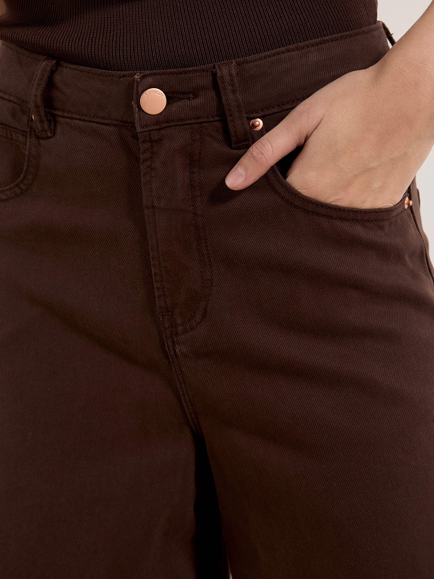 Apricot Weite Jeans »5-Pocket Jeans« mit weitem Bein