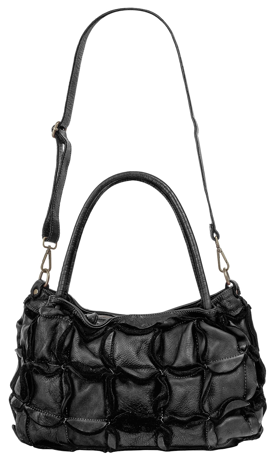Samantha Look Shopper, echt Leder, Made in Italy