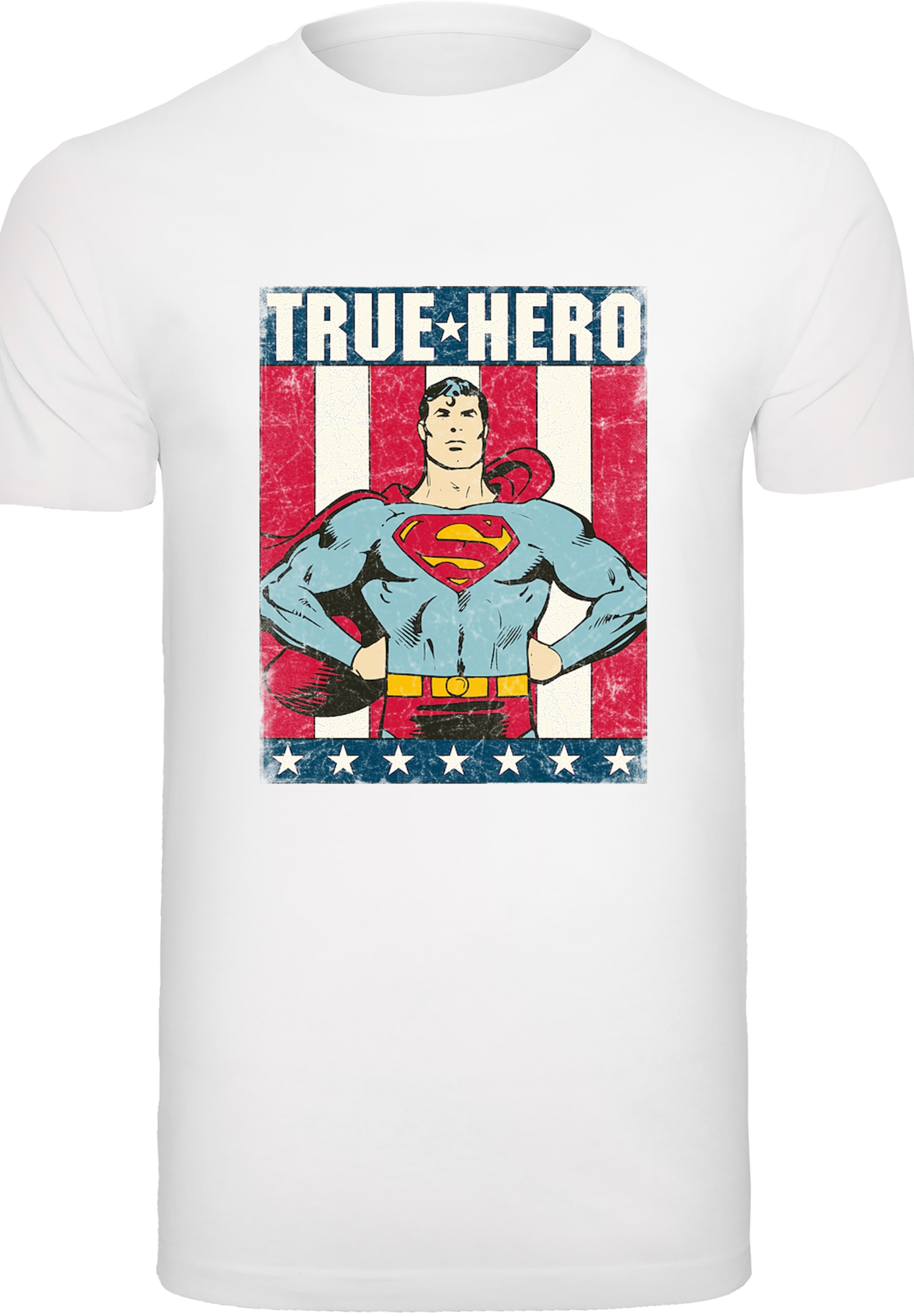 F4NT4STIC T-Shirt "T-Shirt DC Comics Superman True Hero Superheld", Herren, günstig online kaufen