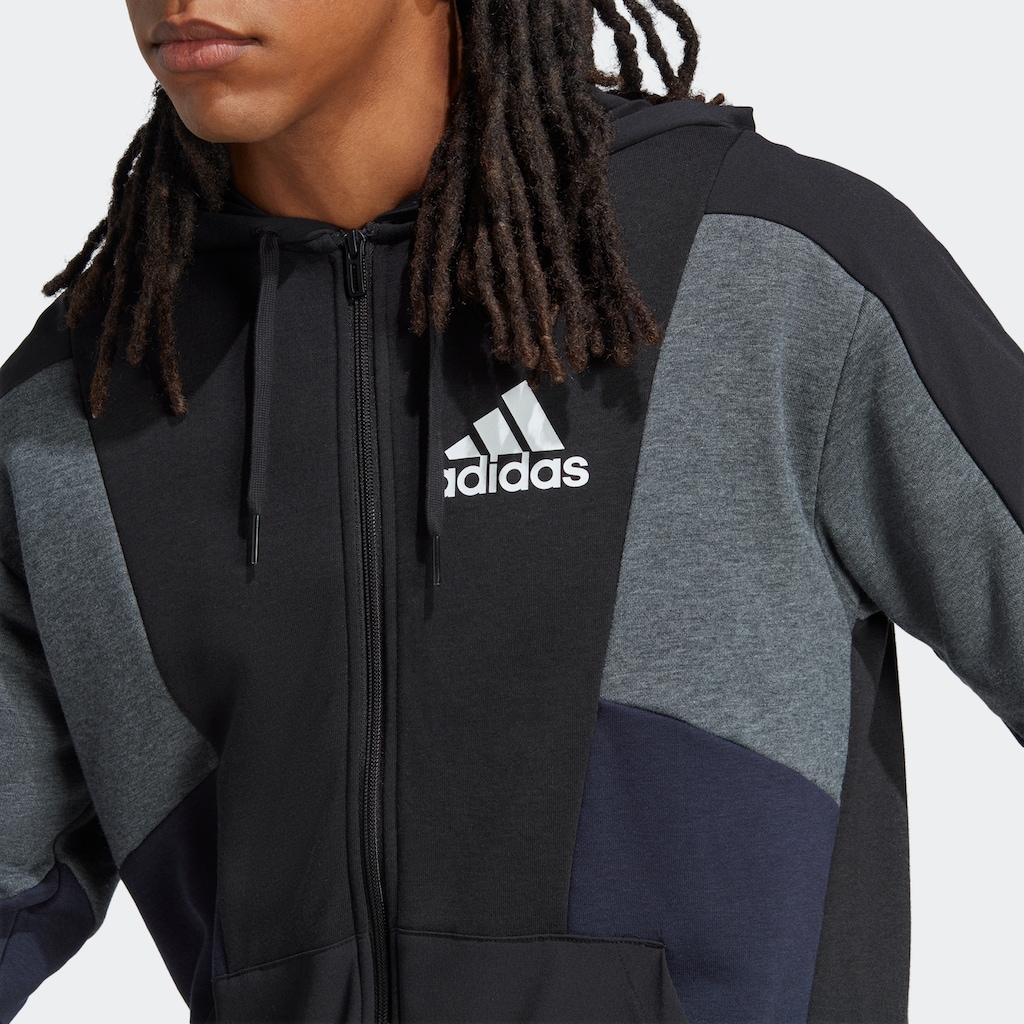 adidas Sportswear Kapuzensweatshirt »ESSENTIALS COLORBLOCK KAPUZENJACKE«