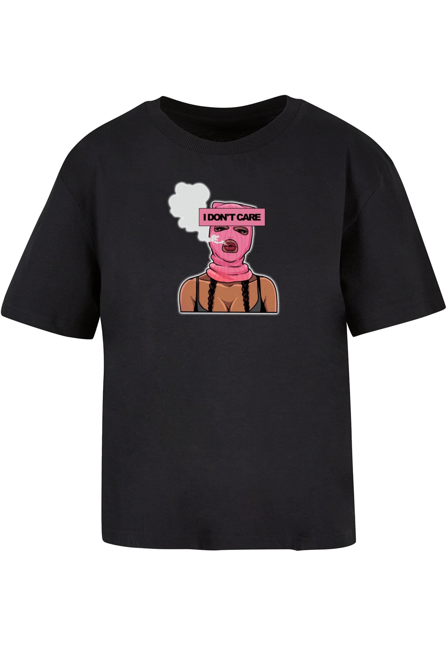 Miss Tee T-Shirt "Miss Tee Damen I Dont Care Tee" 1 Stk. tlg. günstig online kaufen