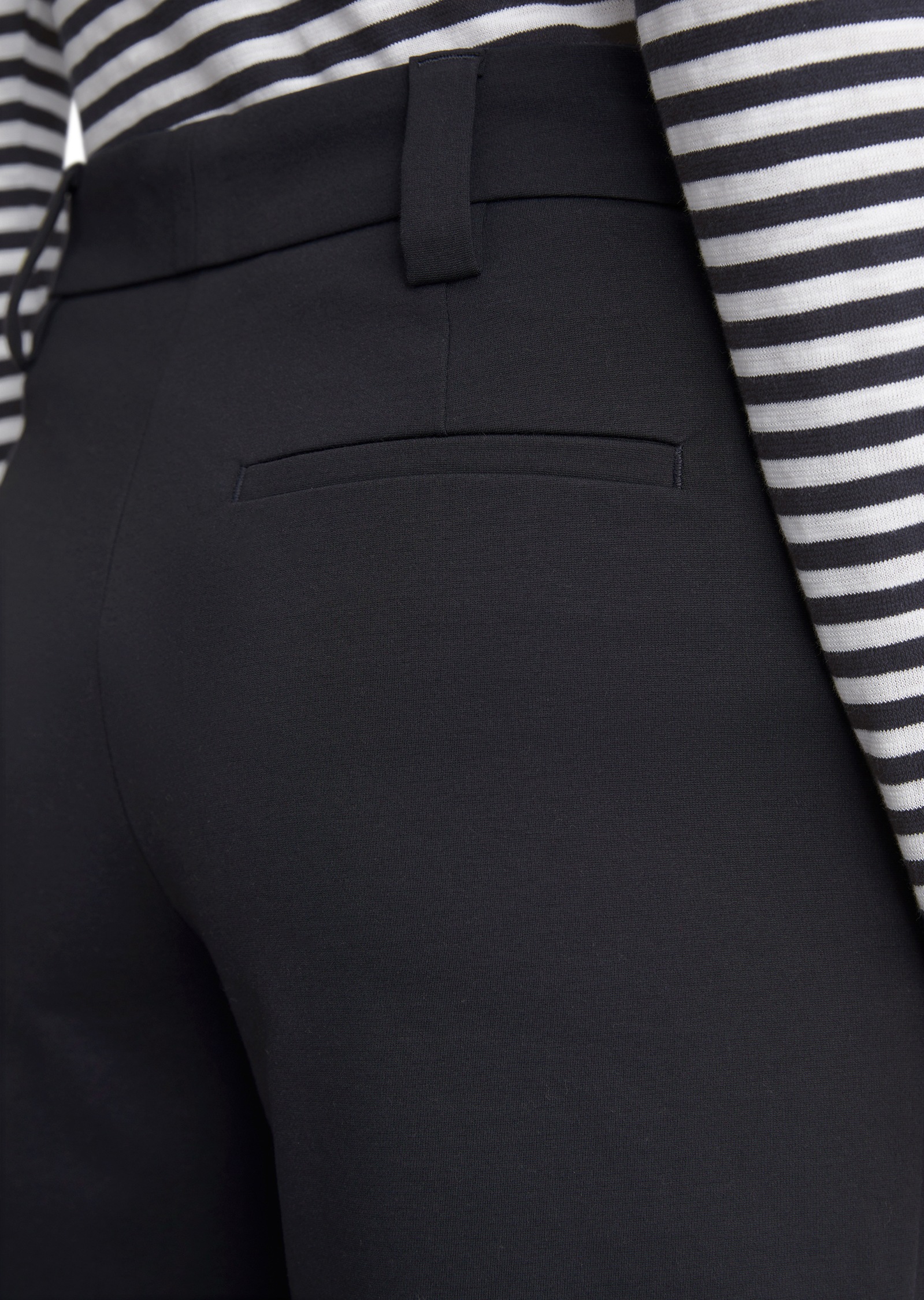 Marc O'Polo Damen Stoffhose Blau Gr. 38 9