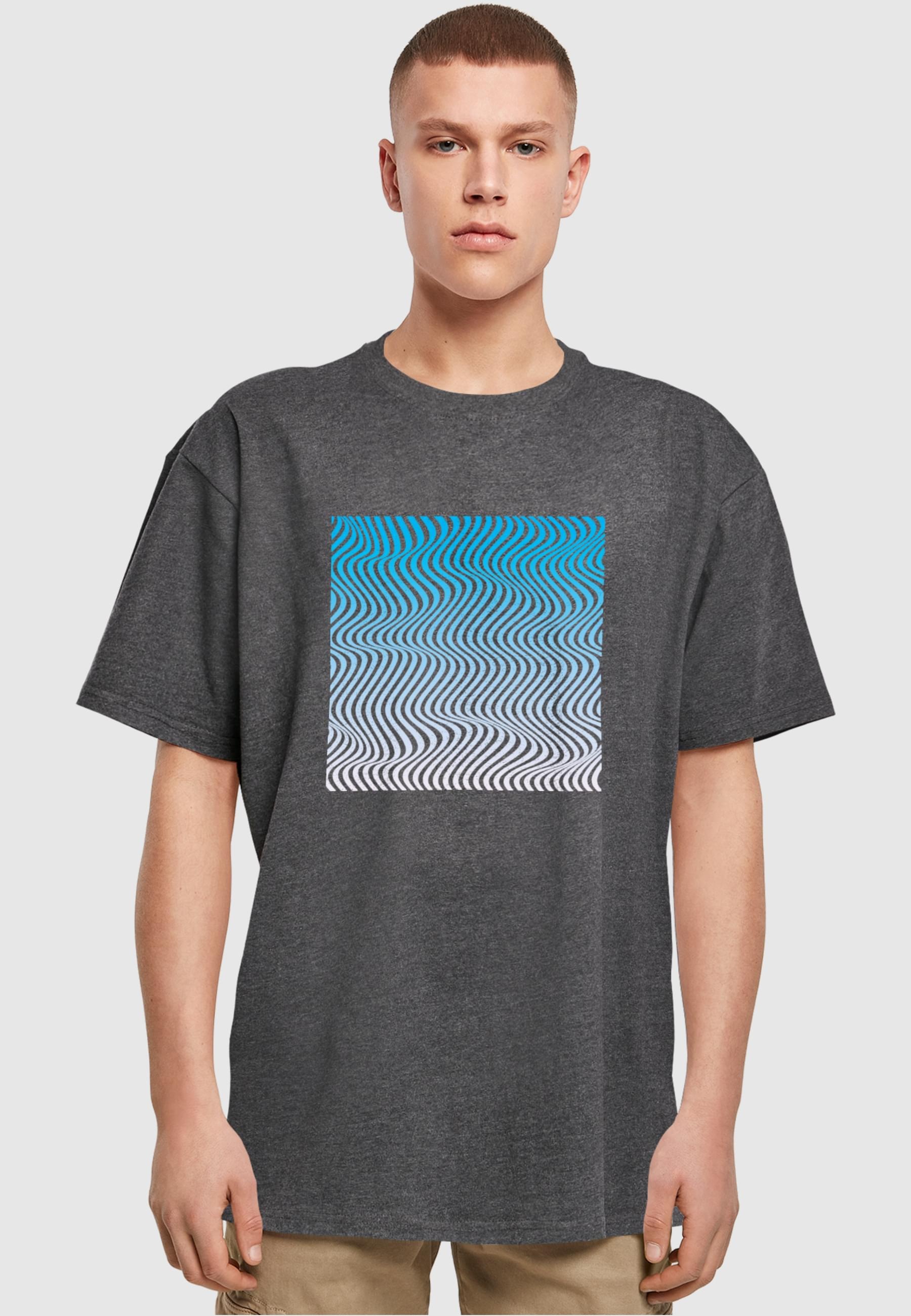 Merchcode T-Shirt »Merchcode Herren Summer - Wavy Pattern Heavy Oversize Tee«, (1 tlg.)