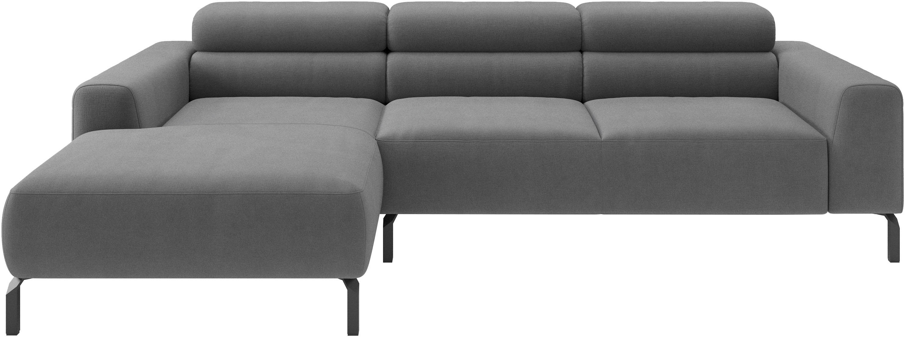 Home affaire Ecksofa "Ecksofa, L-Form, incl. Kopfteilverstellung, Breite 258 cm" wahlweise elektrische Sitztiefenverstellung