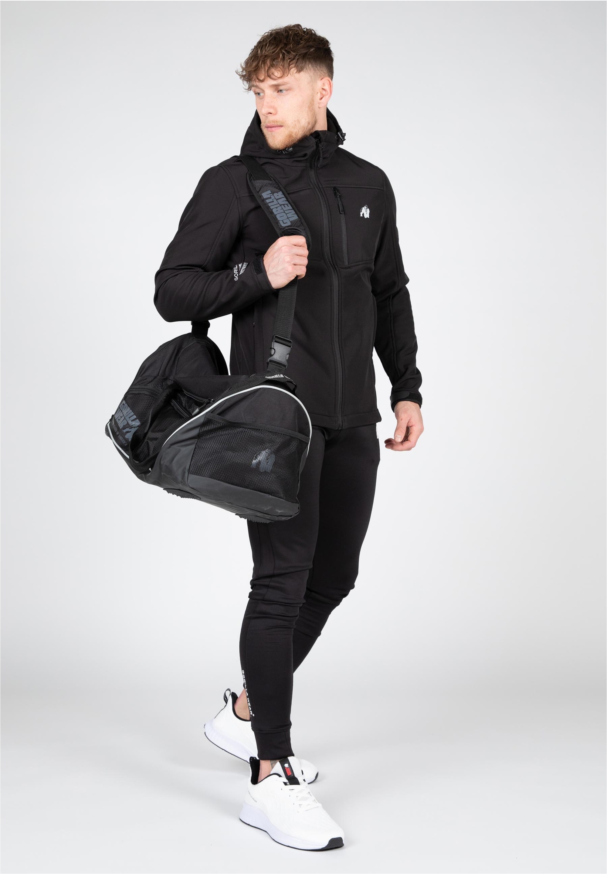 Gorilla Wear Trainingsjacke mit praktischer Kapuze