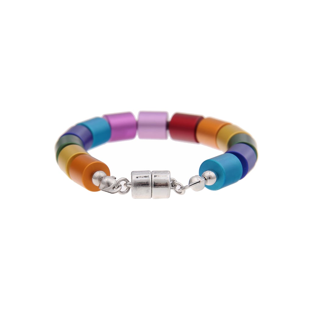 leslii Armband »Premium Quality Zylinder-Mix Bunt, 260115060«