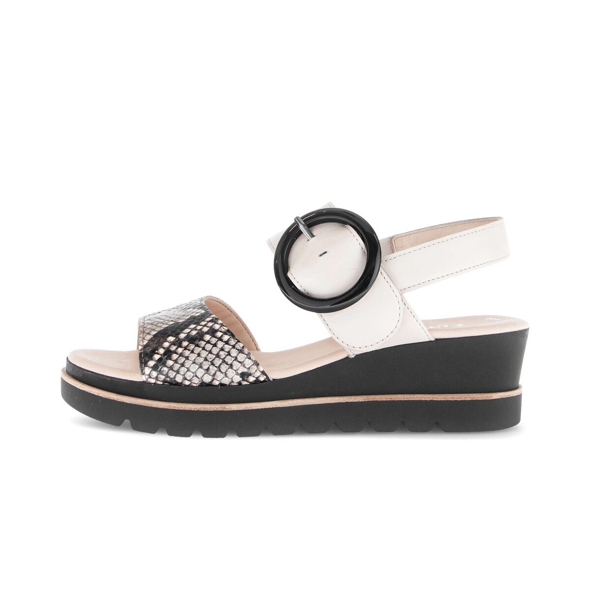 Gabor Riemchensandale "Riemchensandale Materialmix Leder" günstig online kaufen