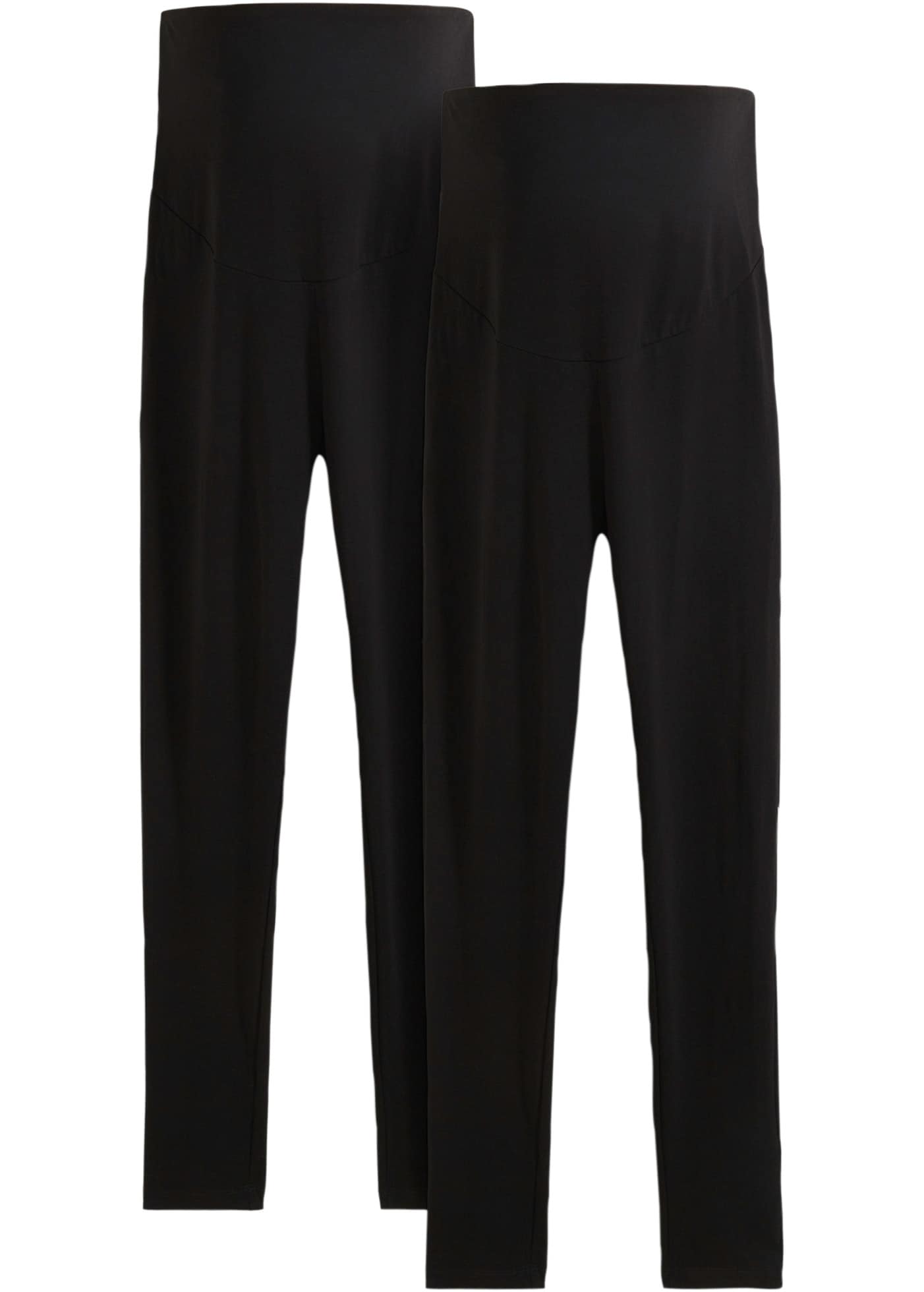bonprix Umstandsleggings Baumwoll-Jersey mit Elasthan, mit breitem Jerseybund, Skinny Fit