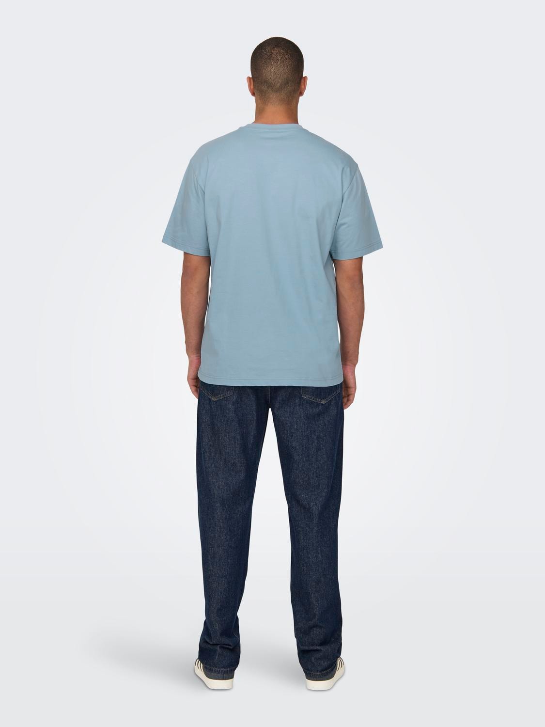 ONLY & SONS Rundhalsshirt »ONSFRED RLX SS TEE«