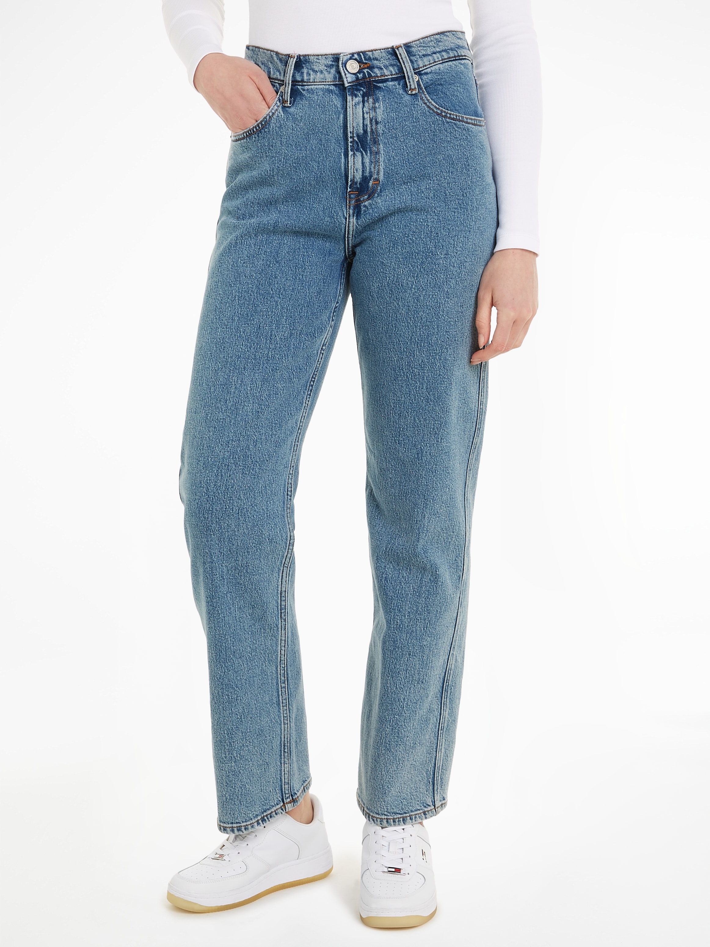 Tommy Jeans Weite Jeans "BETSY MD LS CG4136", im Five Pocket Style günstig online kaufen