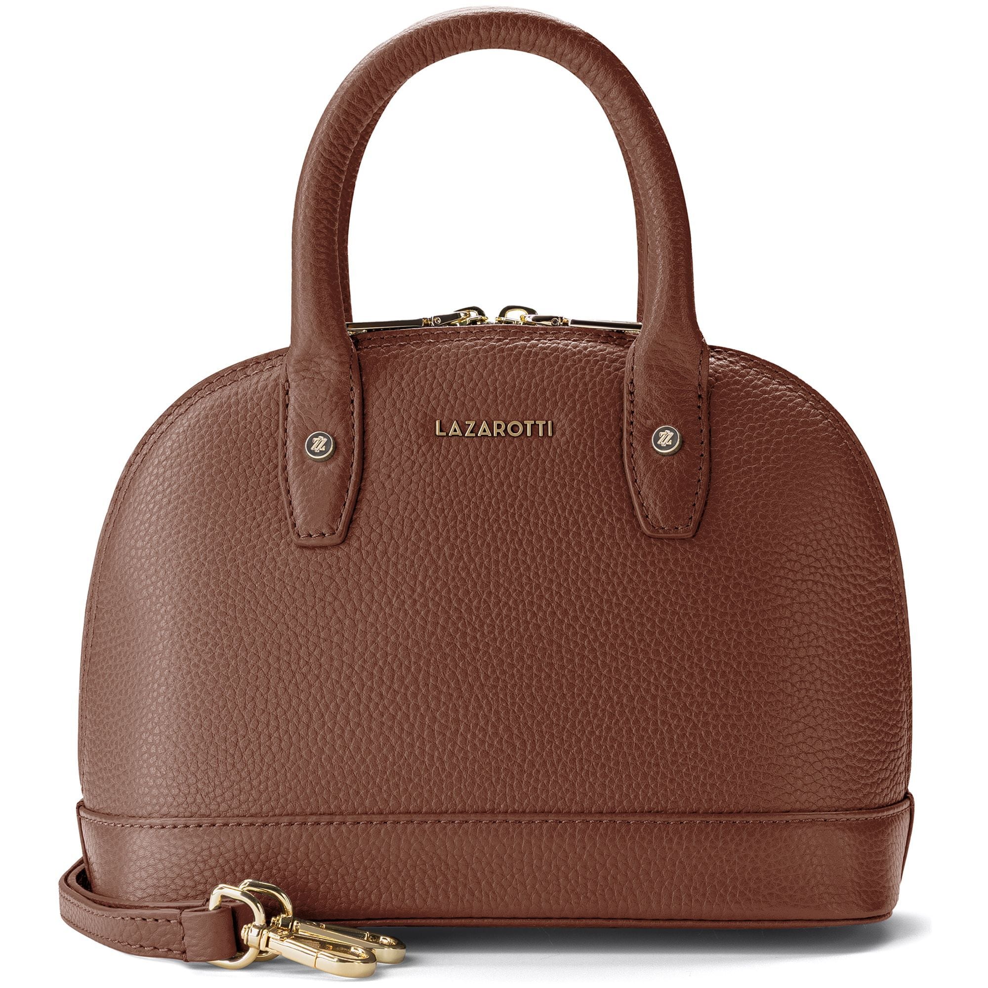 Lazarotti "Bologna Leather Handtasche Crossbody Leder 24 cm"