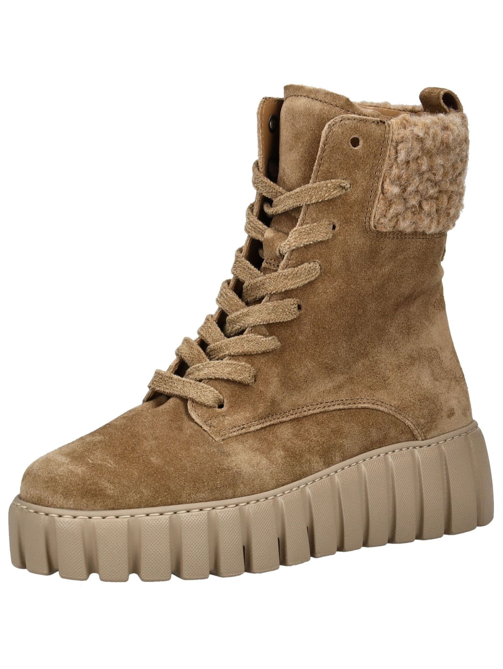 Gabor Comfort Schnürstiefelette "Gabor Comfort Stiefelette Veloursleder" günstig online kaufen