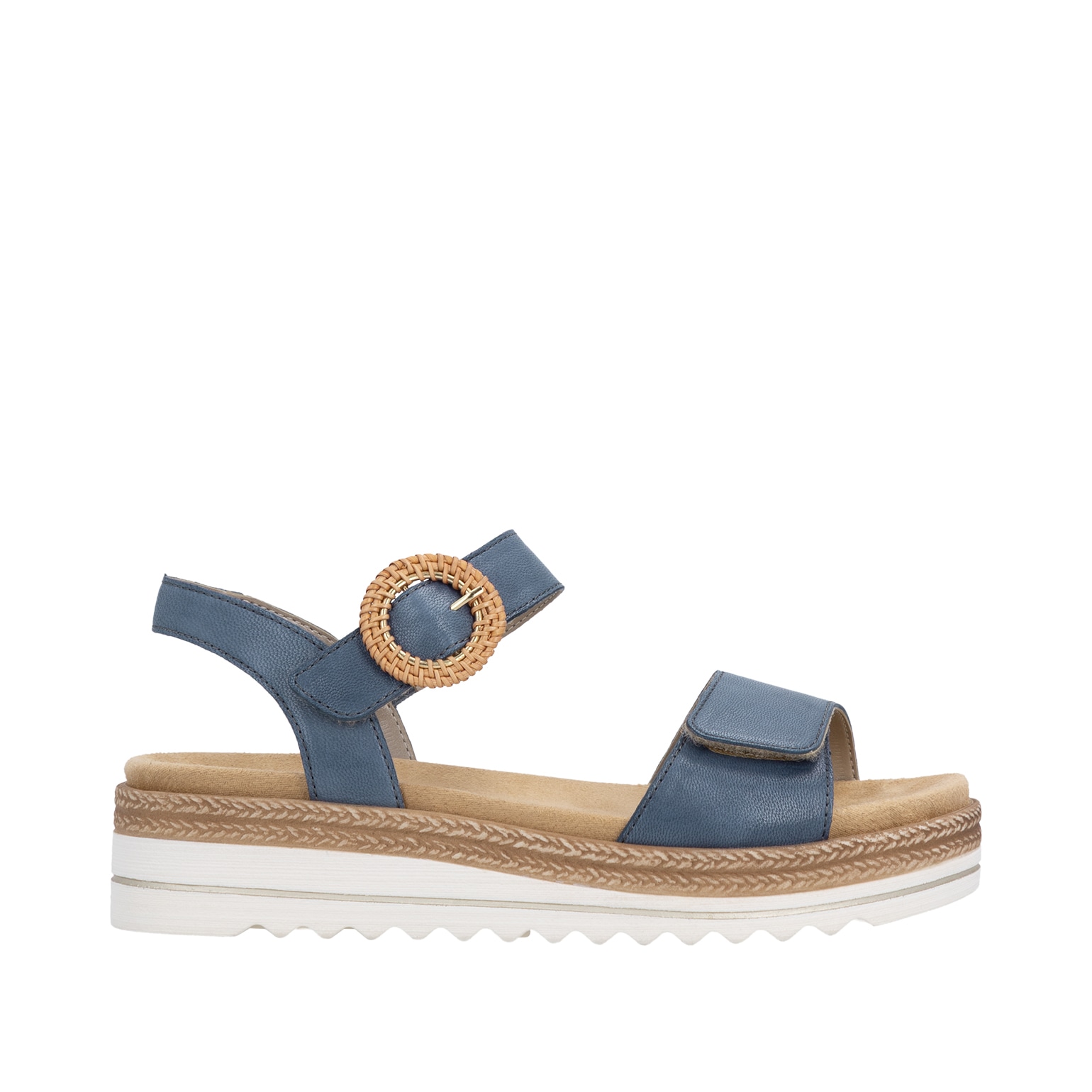 Remonte Keilsandalette  Sommerschuh, Riemchensandale mit praktischen Klettverschlüssen