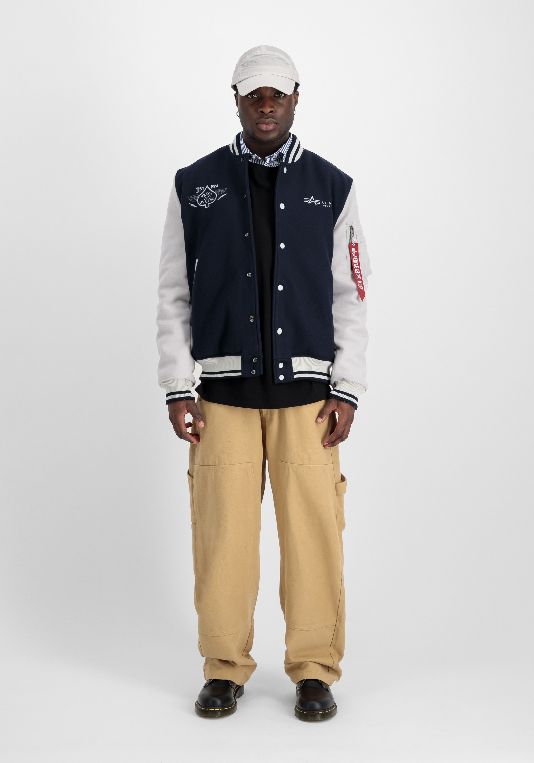 Alpha Industries Bomberjacke »Alpha Industries Men - Bomber Jackets Varsity Air Force Jacket«