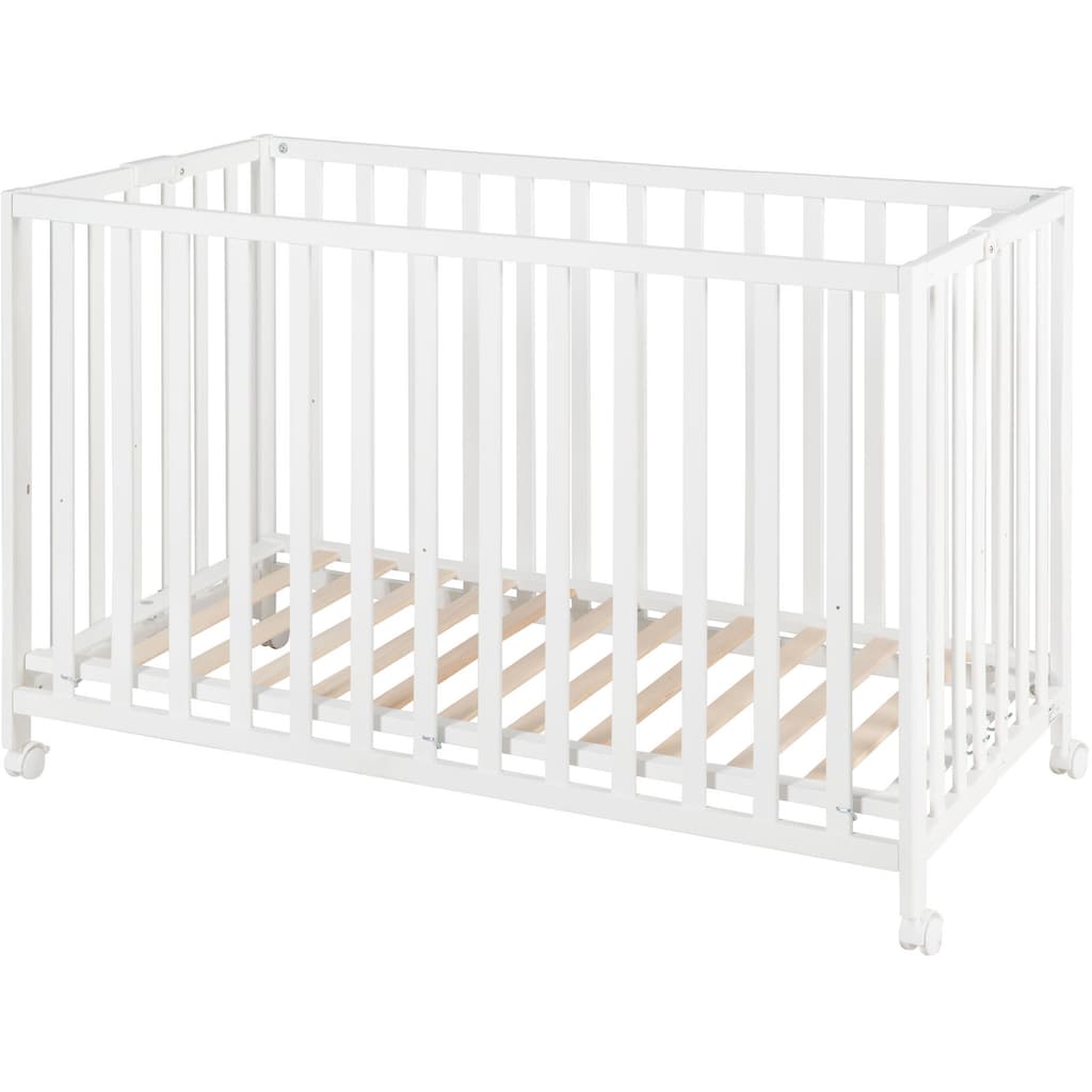 roba® Babybett »Fold Up, weiß«