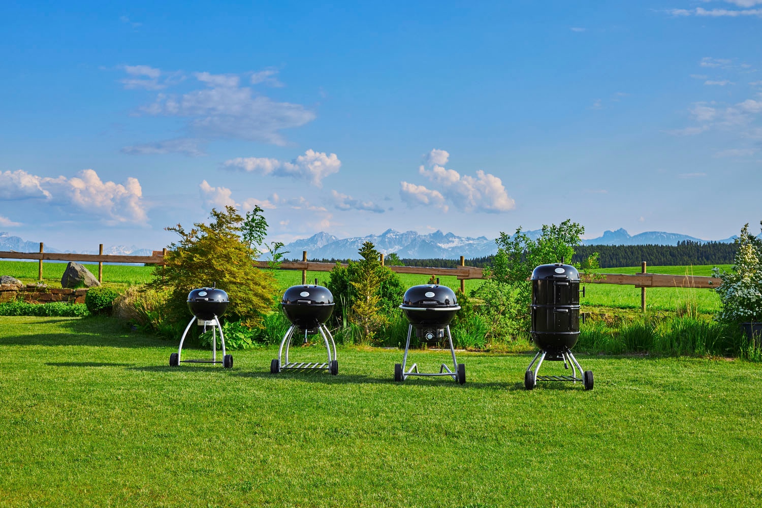 RÖSLE Holzkohlegrill »Kugelgrill No.1, 25007«, Belly F50, mit einstellbarer Luftzufuhr, Deckelthermometer